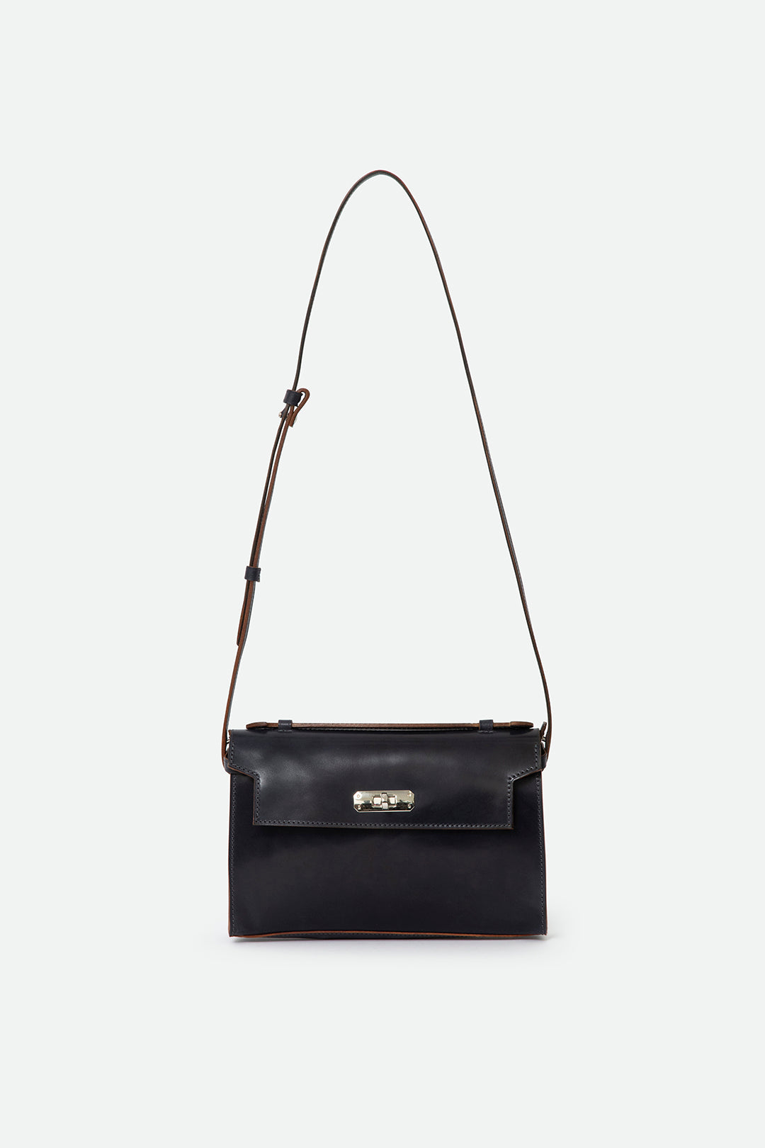 O'HARA IN CORDOVAN LEATHER NAVY