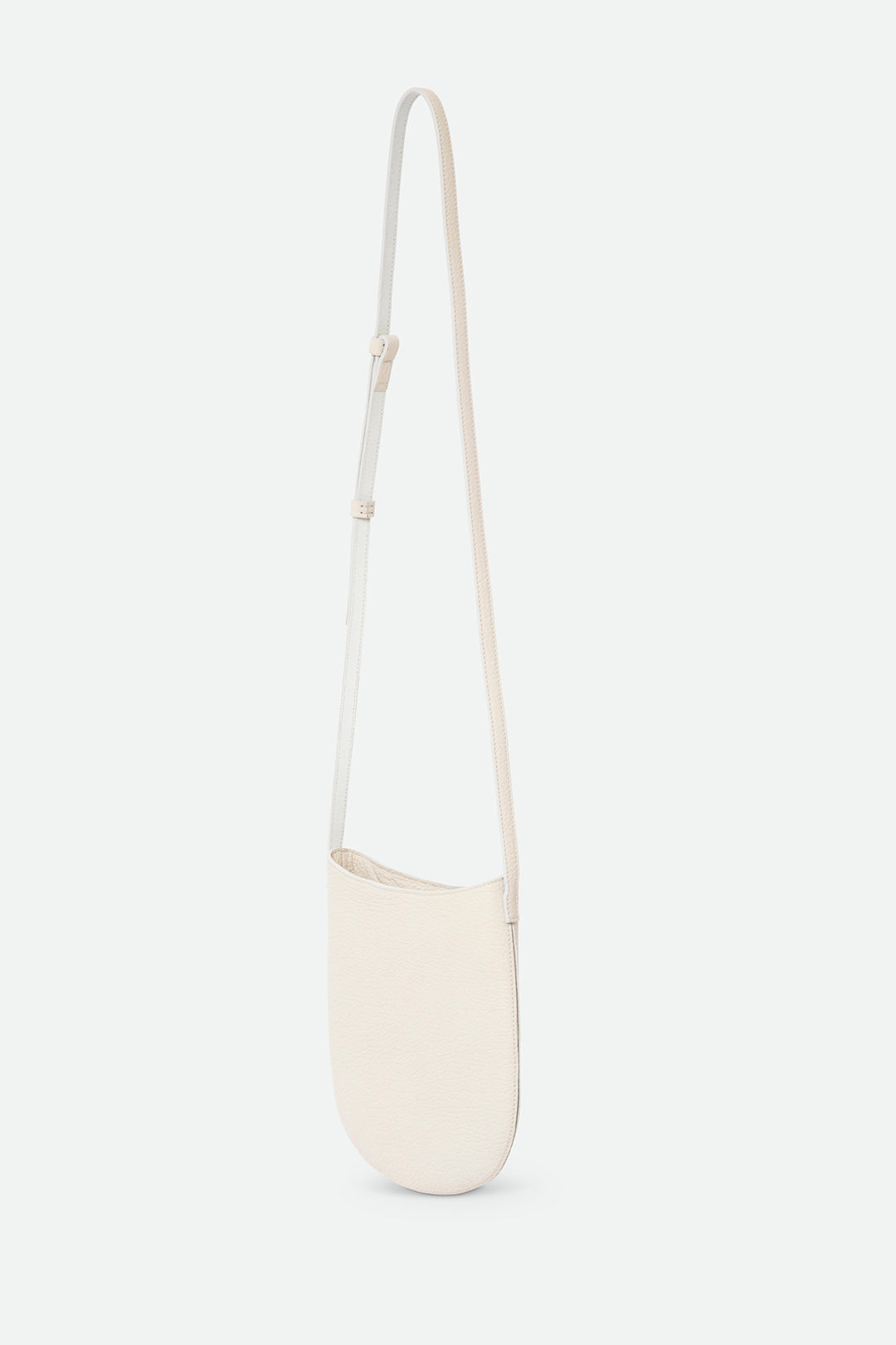 ASTRA ITALIAN LEATHER CROSSBODY WHITE