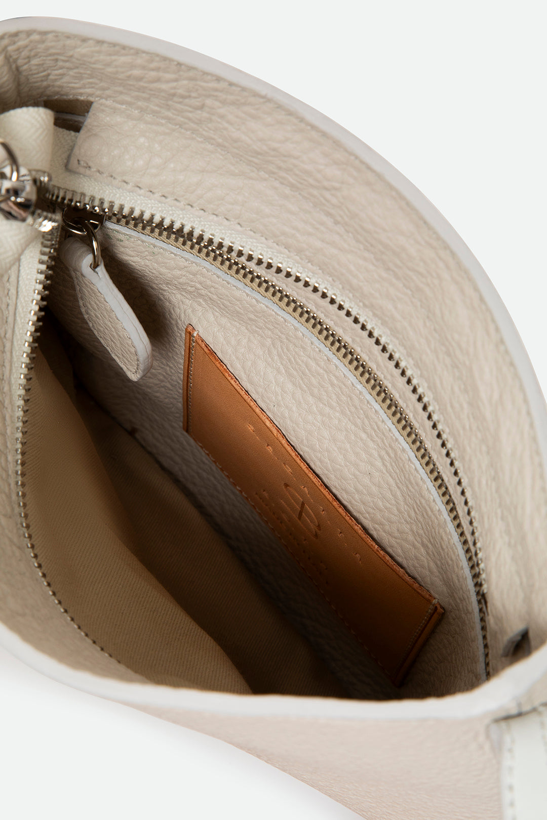 ASTRA ITALIAN LEATHER CROSSBODY WHITE