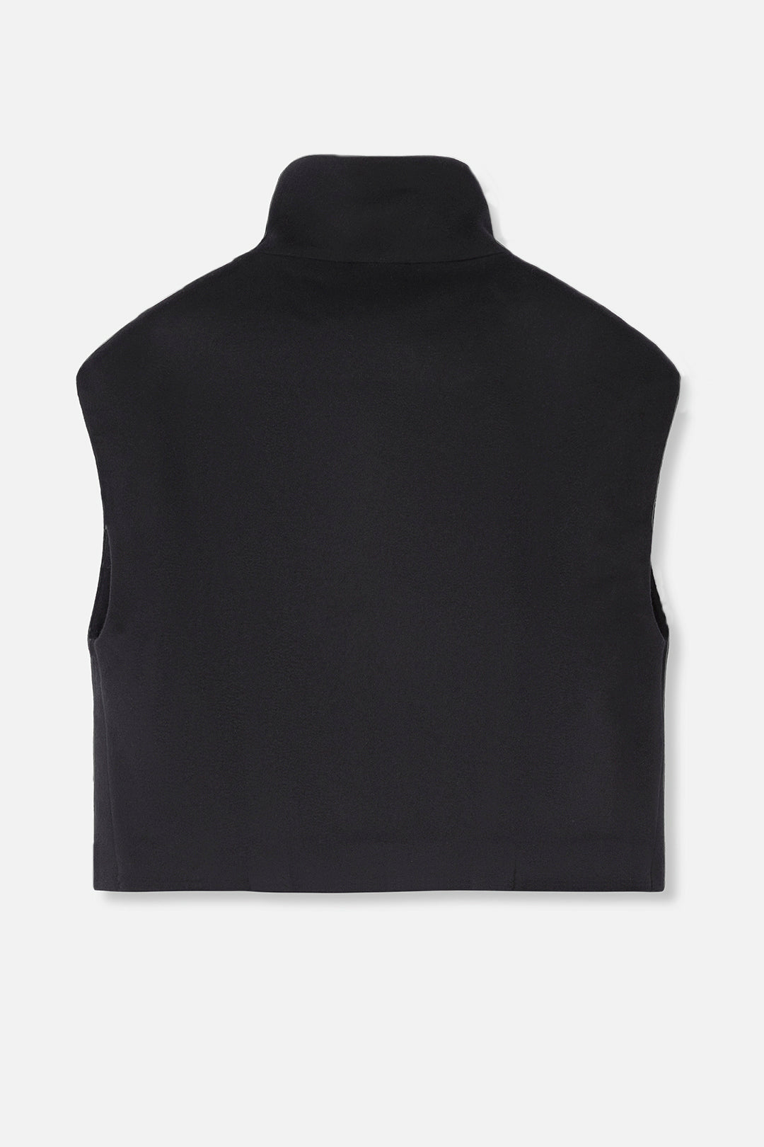 GINEVERA VEST IN ITALIAN CASHMERE WOOL IN BLACK