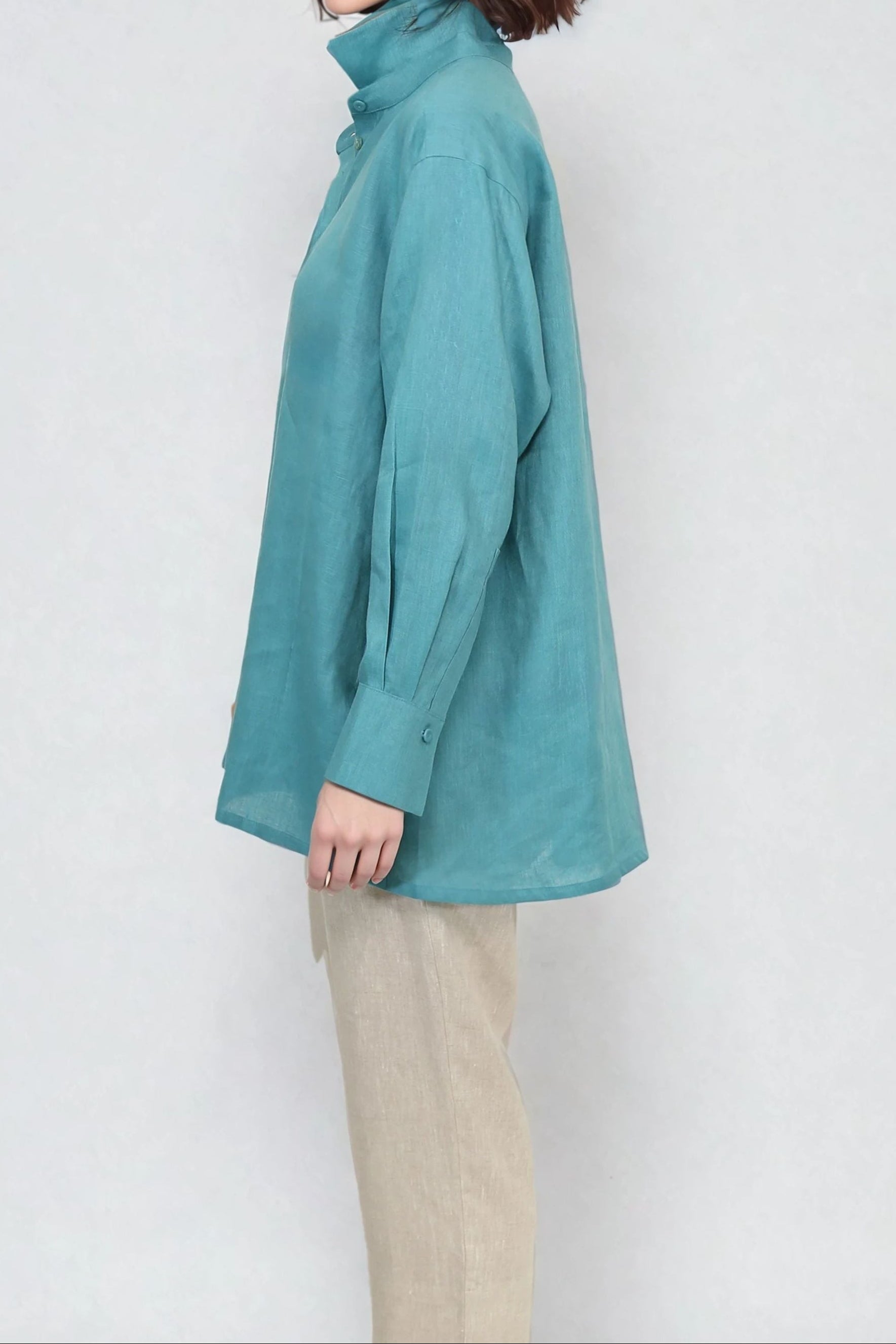 ADRIA SHIRT IN PREMIUM ITALIAN LINEN COLOR