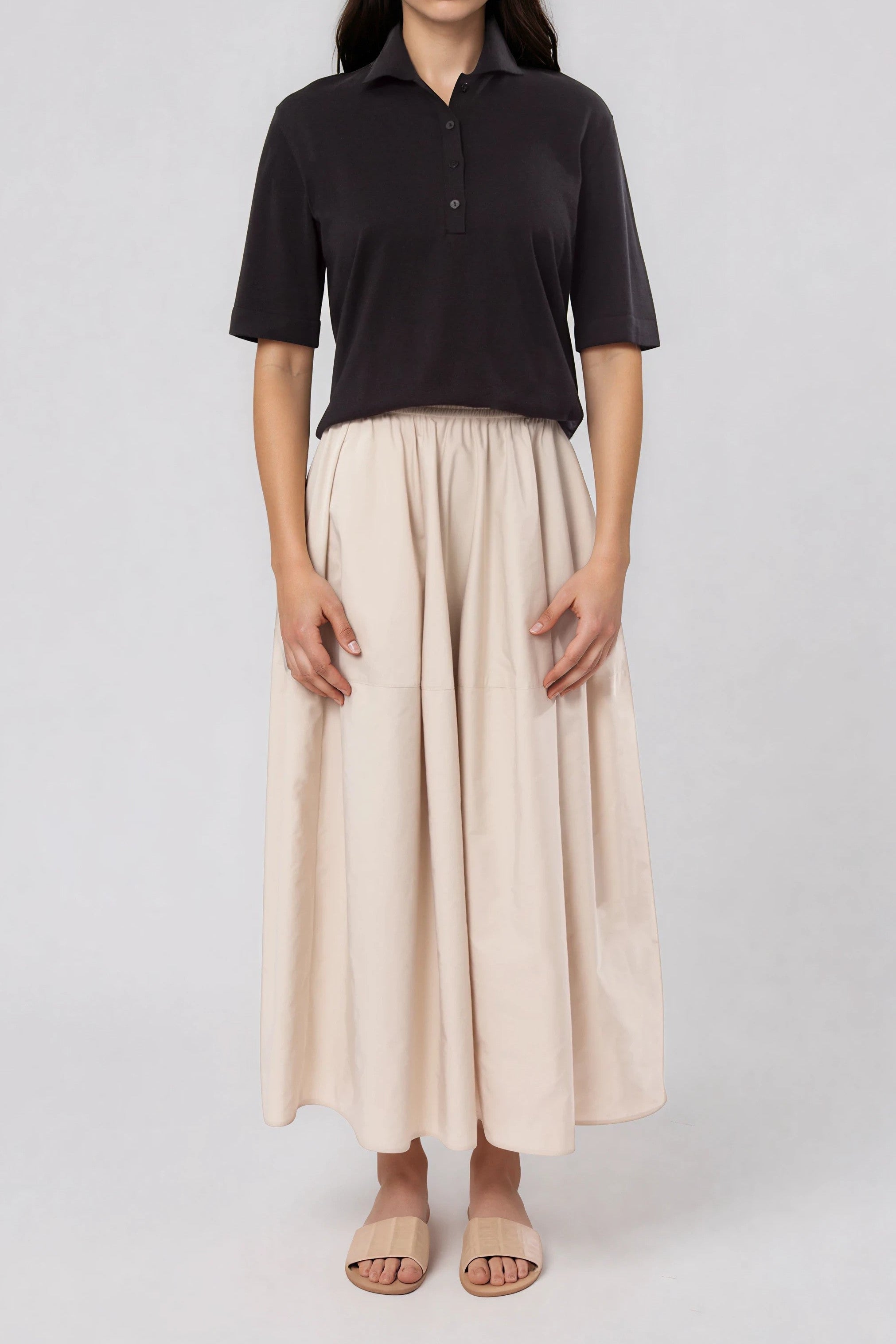 ELLIS POLO SHIRT IN FINE GAUGE ITALIAN SILK COTTON