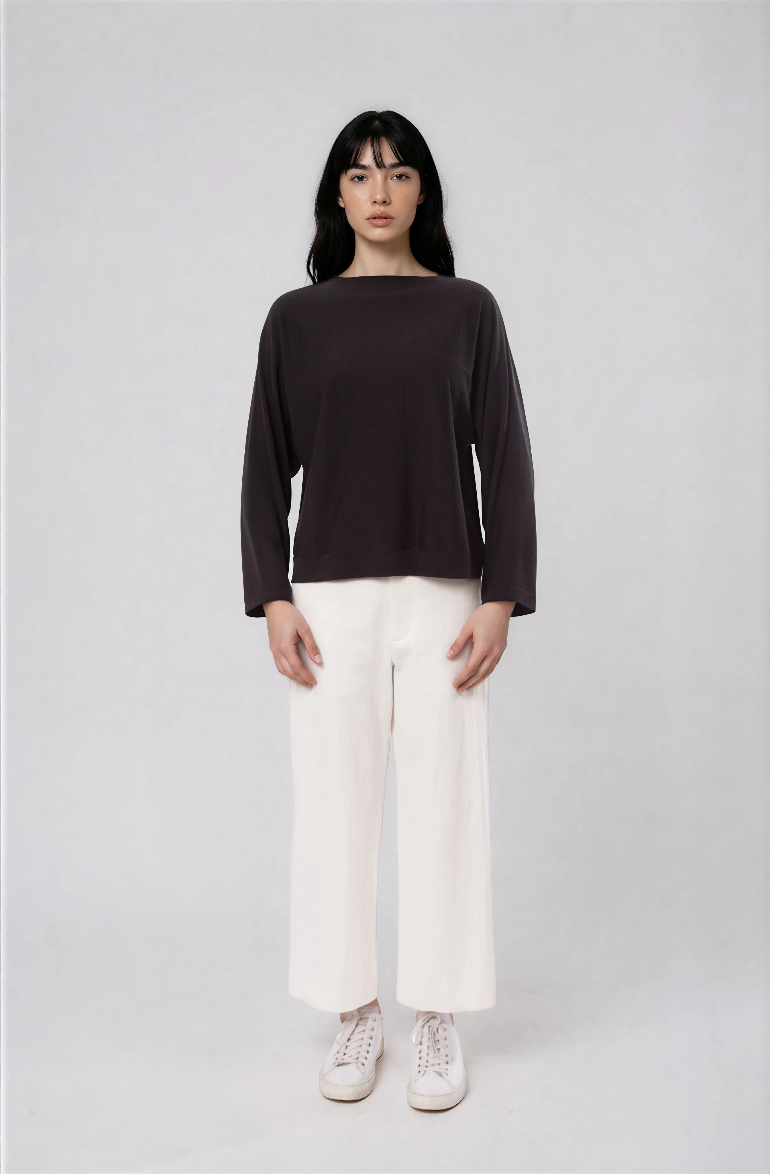 PIPPA PANT IN ITALIAN COTTON STRETCH
