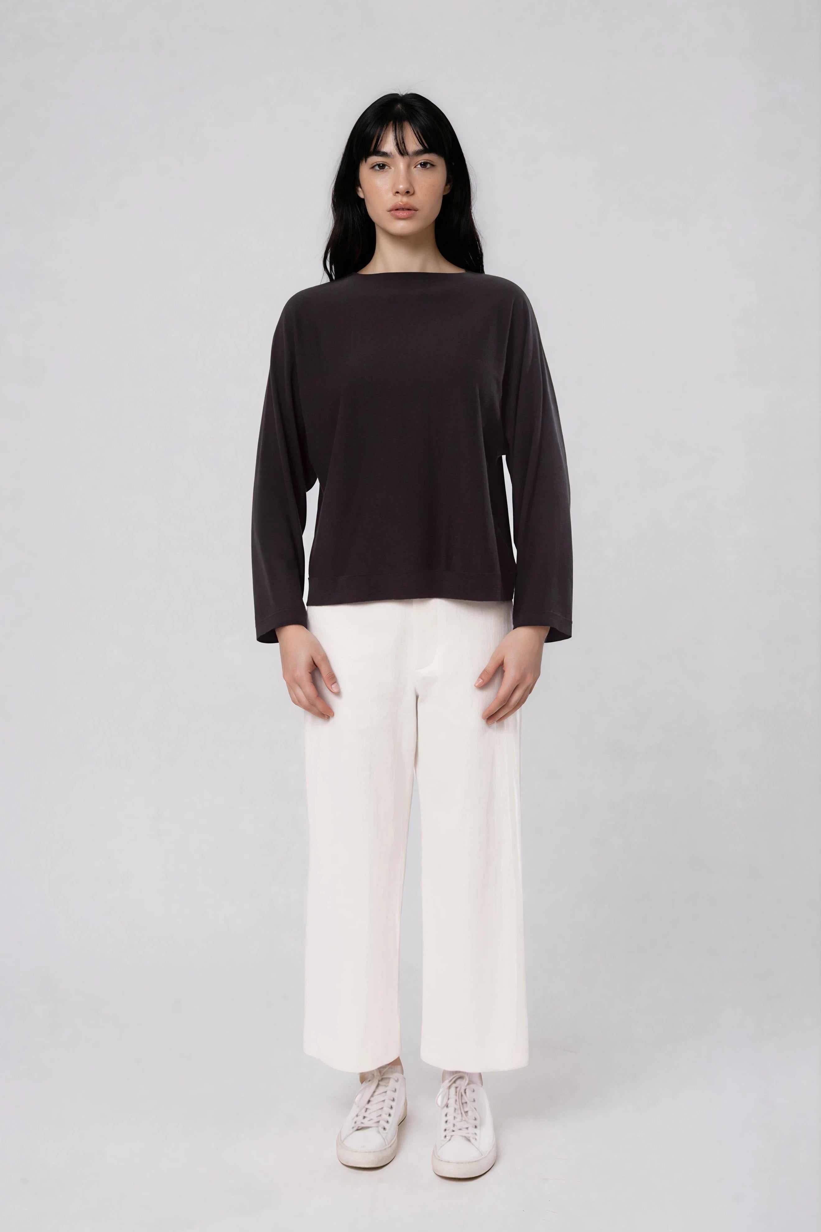 PIPPA PANT IN ITALIAN COTTON STRETCH