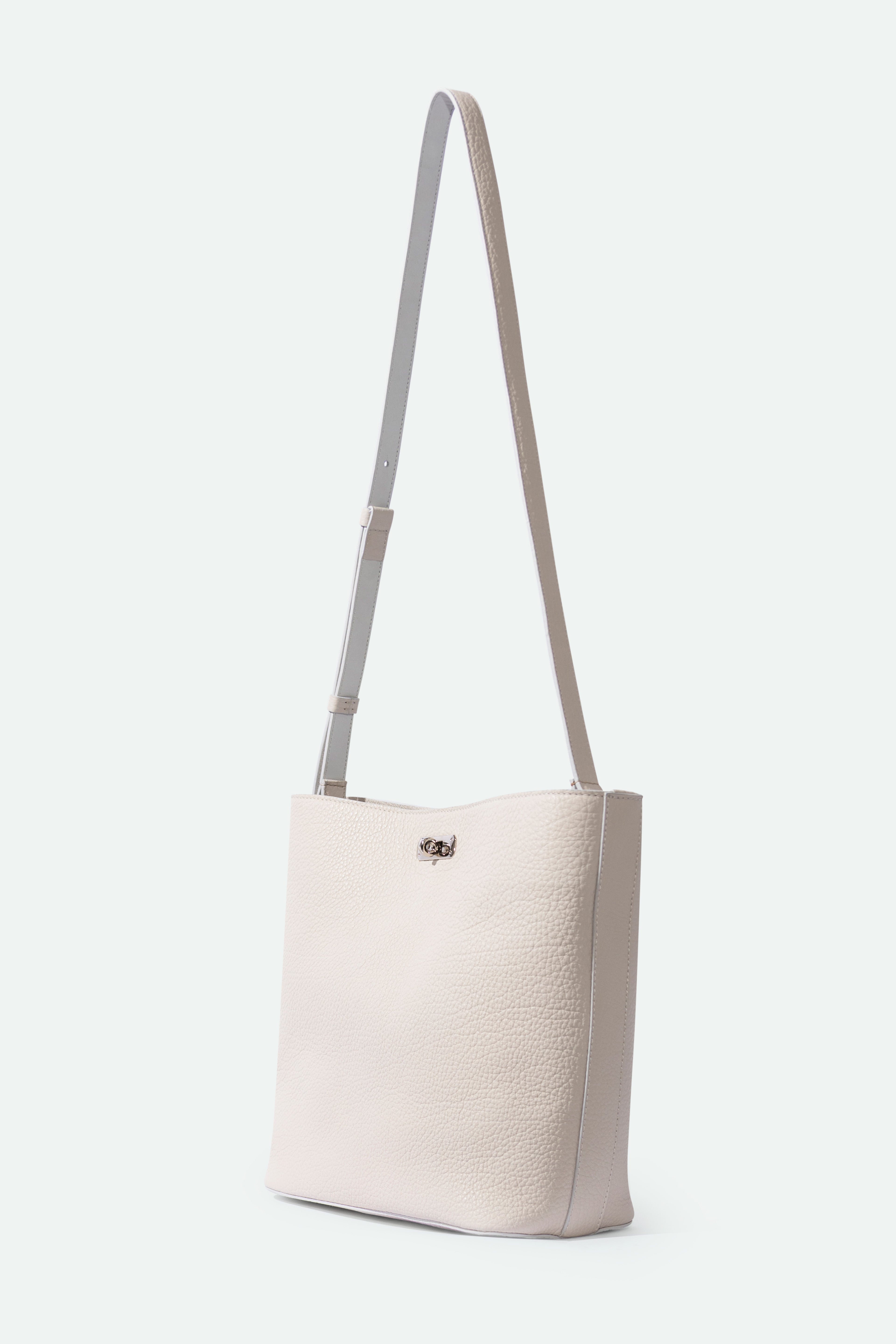 BRESCIA BAG IN ITALIAN LEATHER BUTTER WHITE