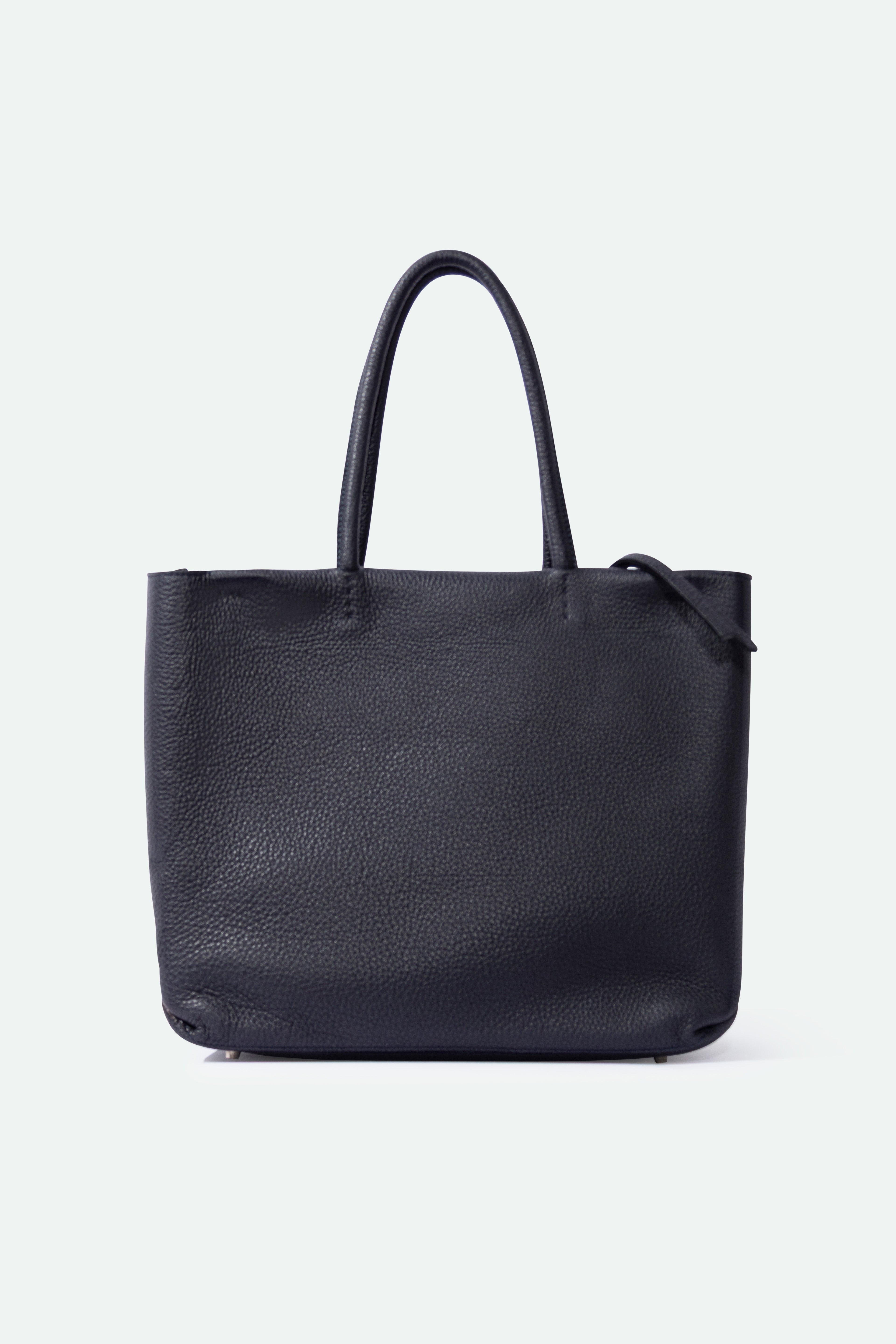 MARCEL HANDBAG IN ITALIAN LEATHER NAVY