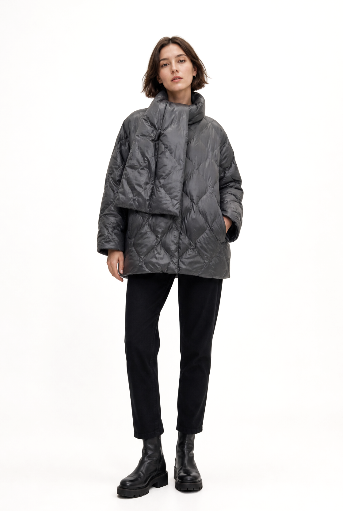 AVELIN ONE-SIZE COAT IN GOOSE DOWN