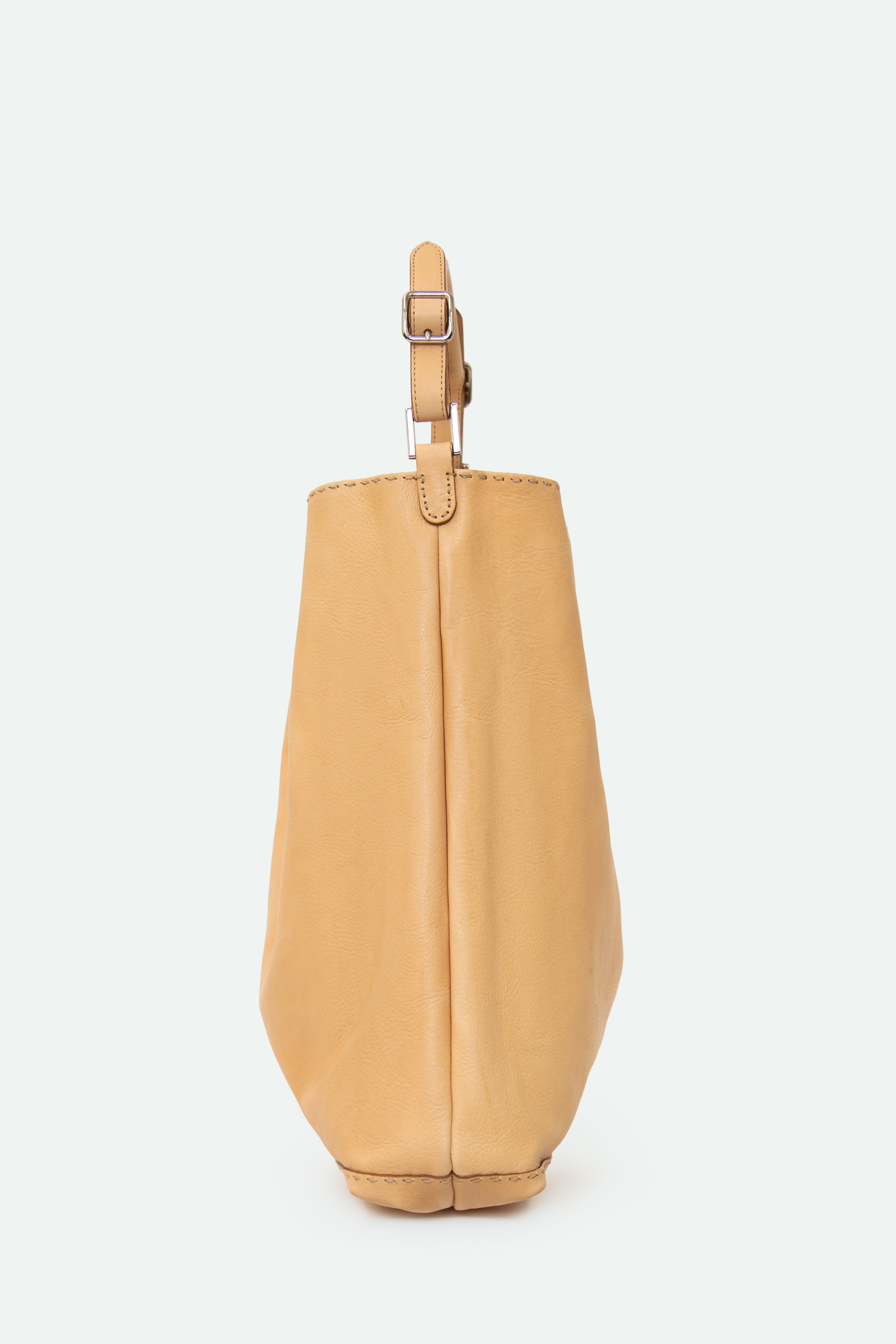 BASTIAN BAG IN FRENCH CALFSKIN GOLDEN SAND