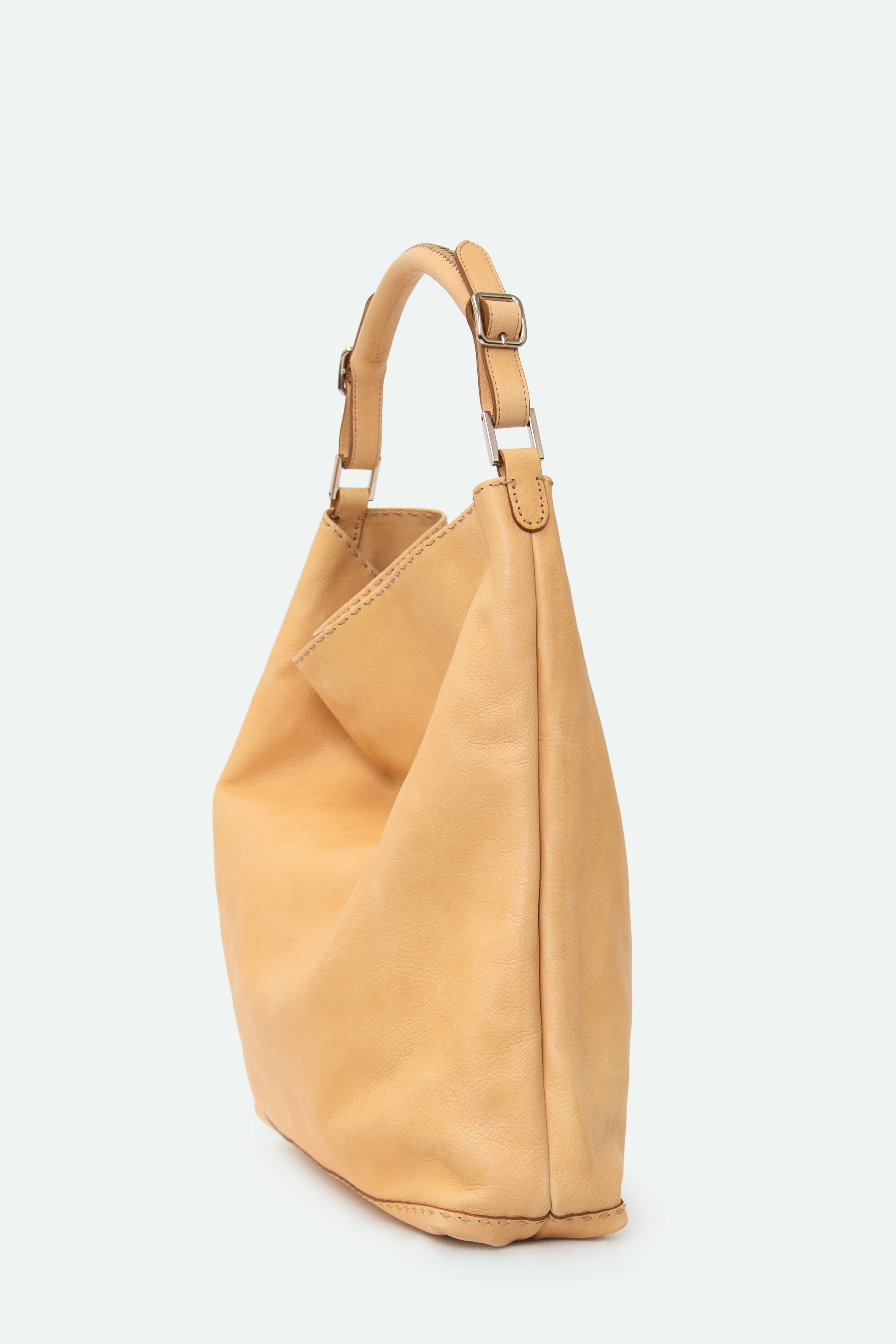 BASTIAN BAG IN FRENCH CALFSKIN GOLDEN SAND
