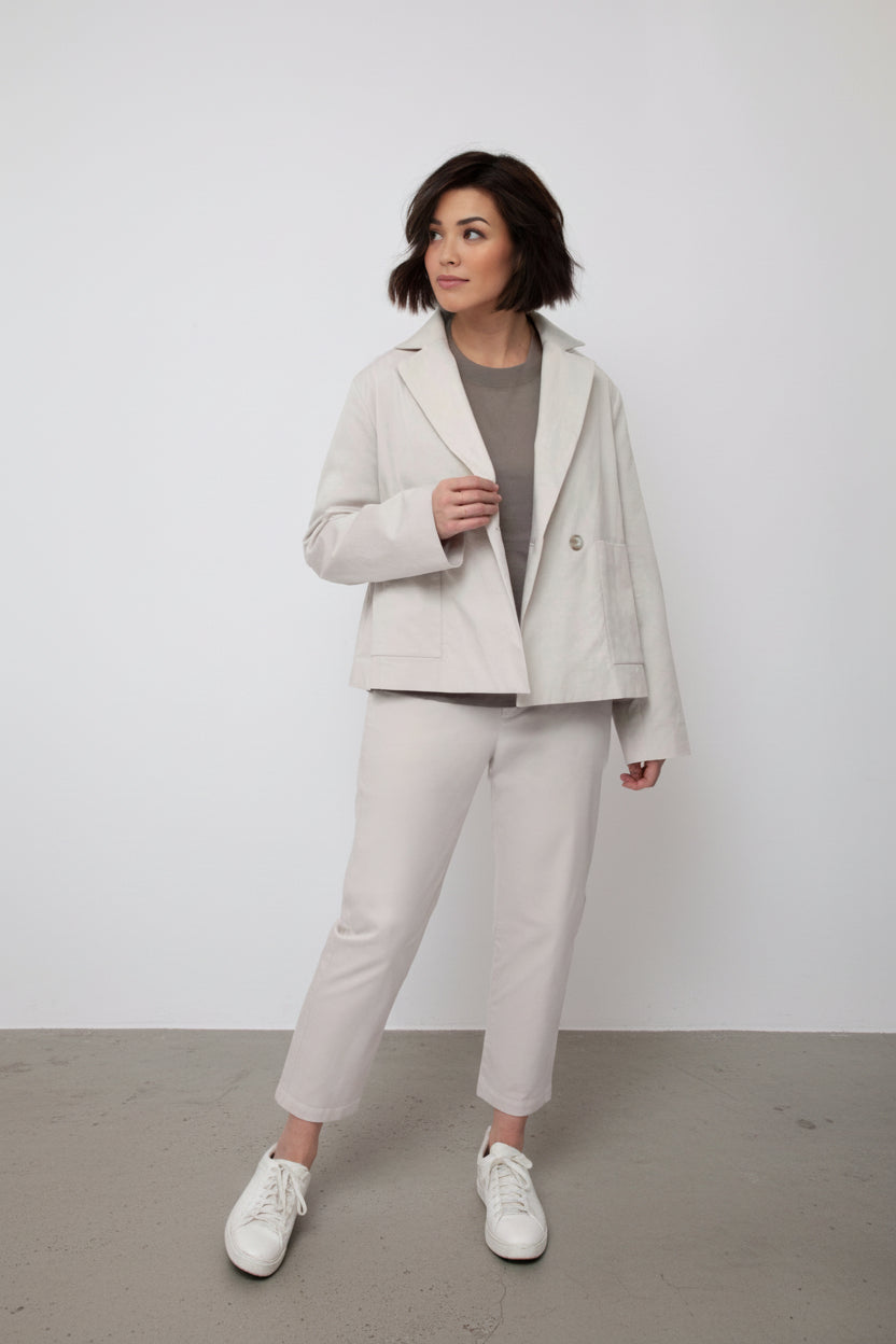 BERNAY BLAZER IN ITALIAN STRETCH COTTON