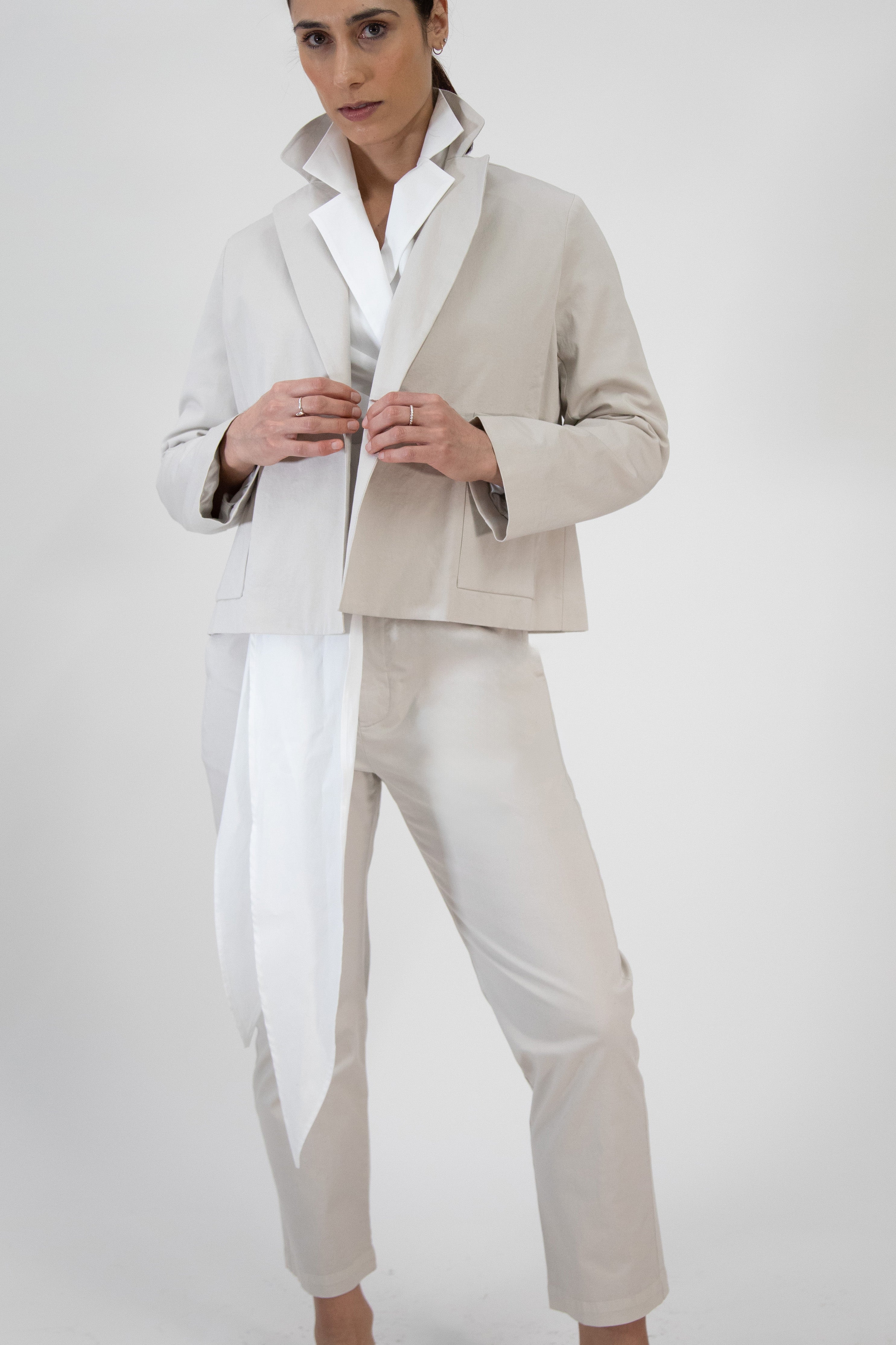 BERNAY BLAZER IN ITALIAN STRETCH COTTON