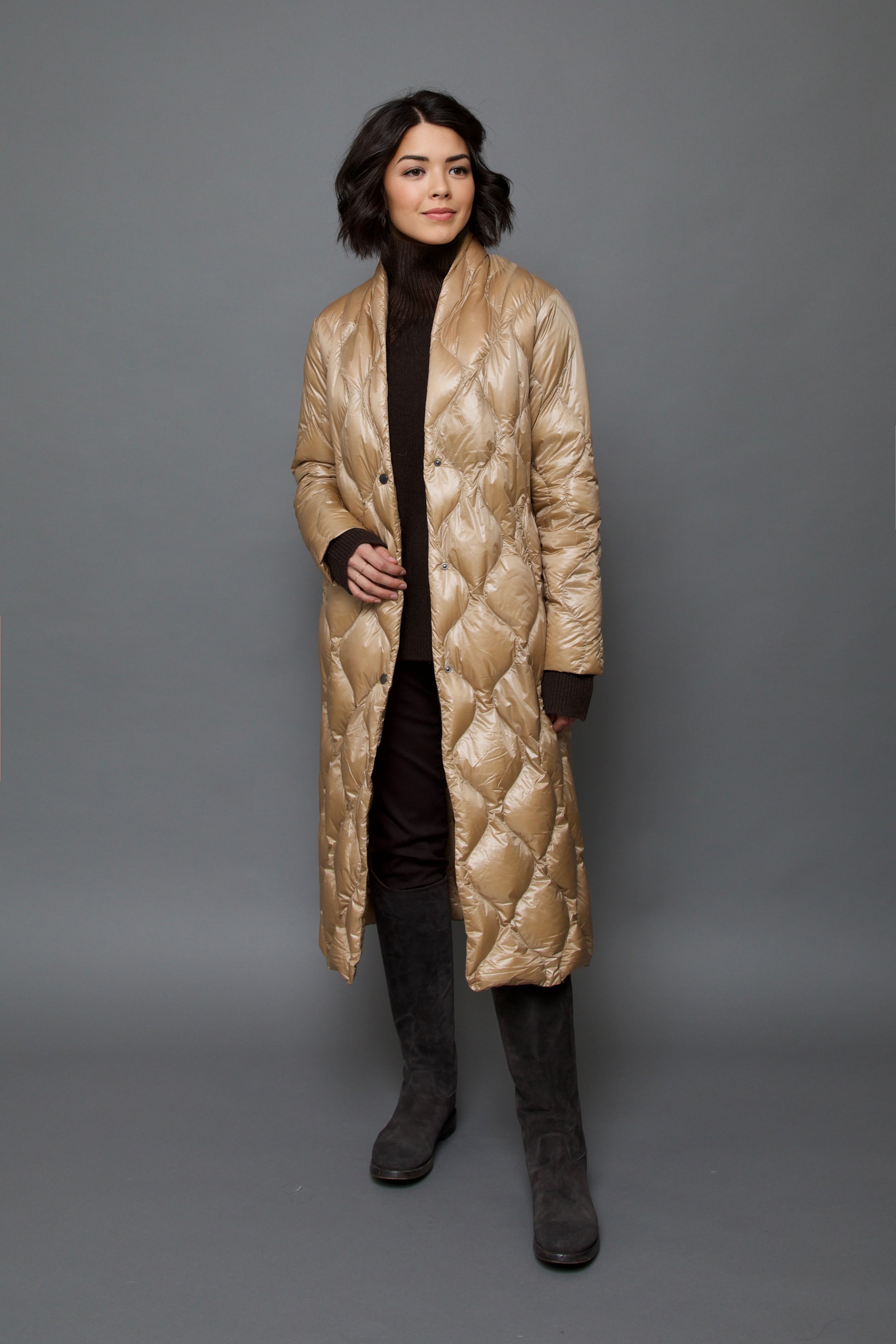 BRENTA COAT IN ULTRALIGHT GOOSE DOWN