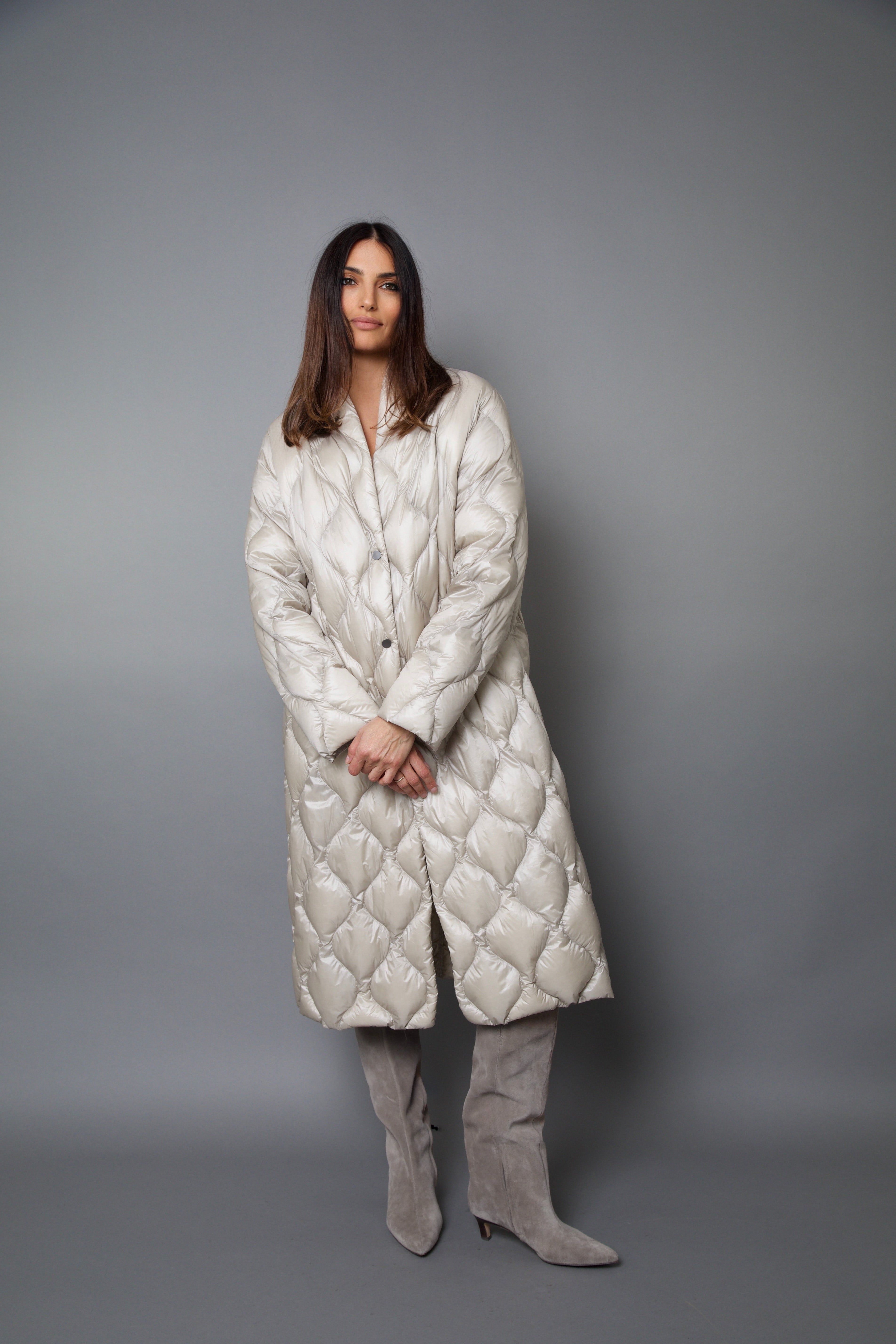 BRENTA COAT IN ULTRALIGHT GOOSE DOWN