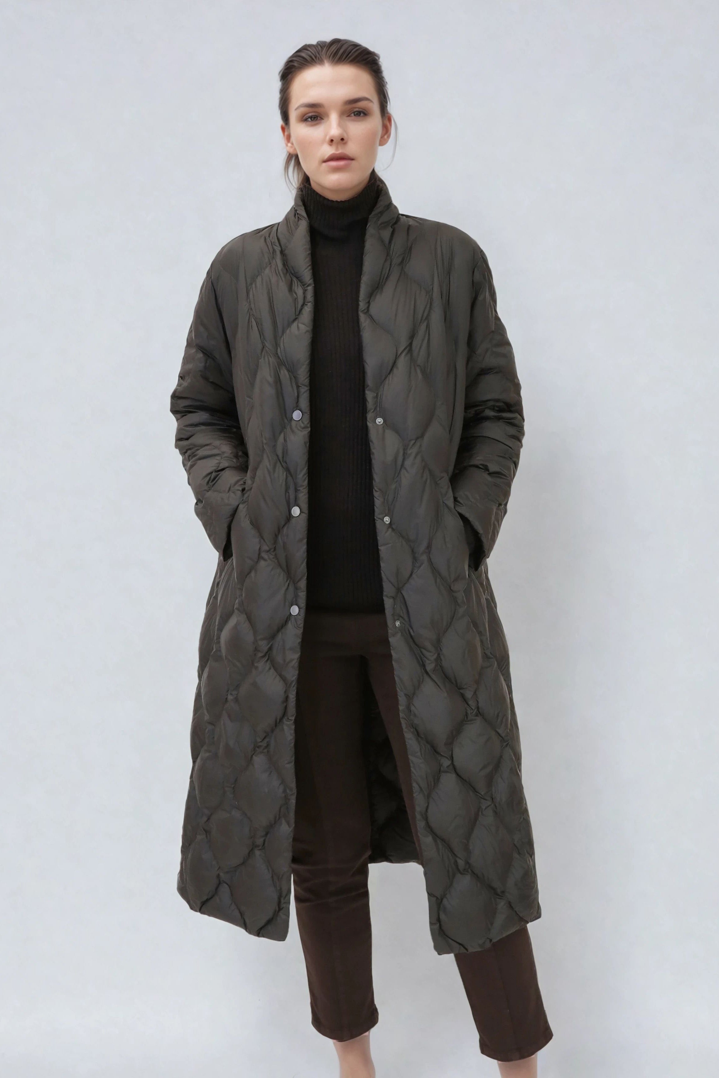 BRENTA COAT IN ULTRALIGHT GOOSE DOWN