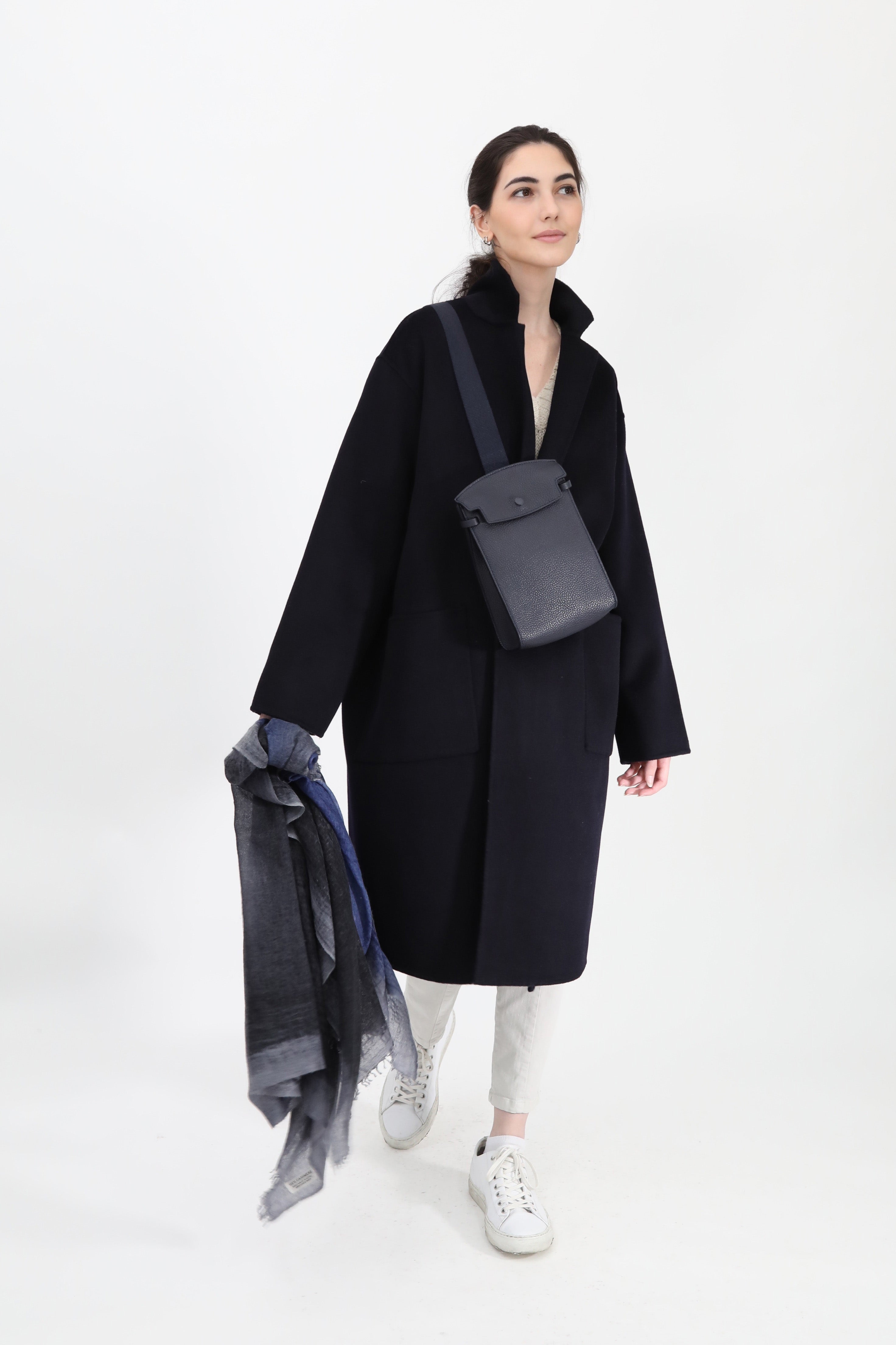 CARLIE COAT IN CASHMERE WOOL DOUBLE FACE
