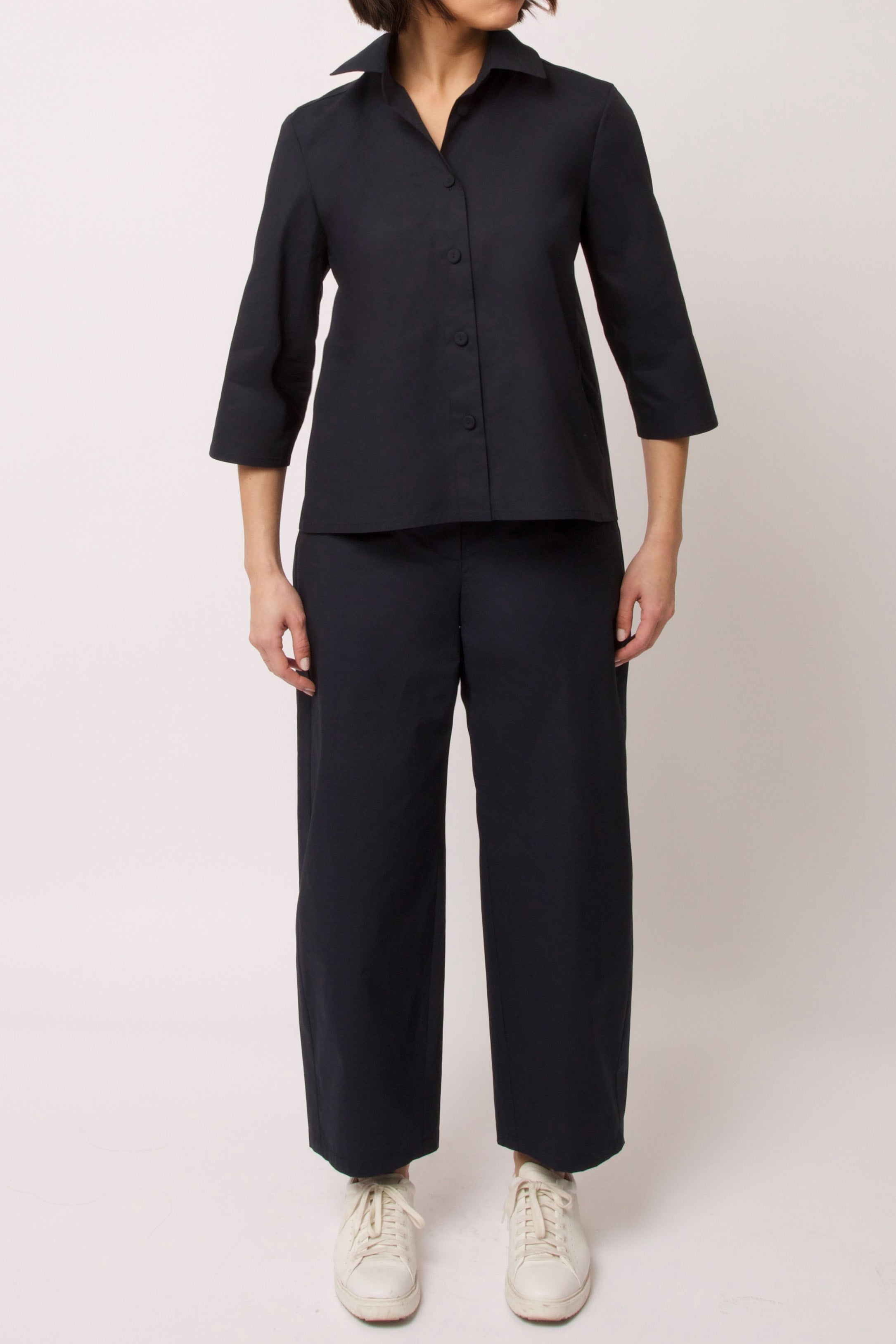 PETRA PANT IN ITALIAN FINE STRETCH COTTON