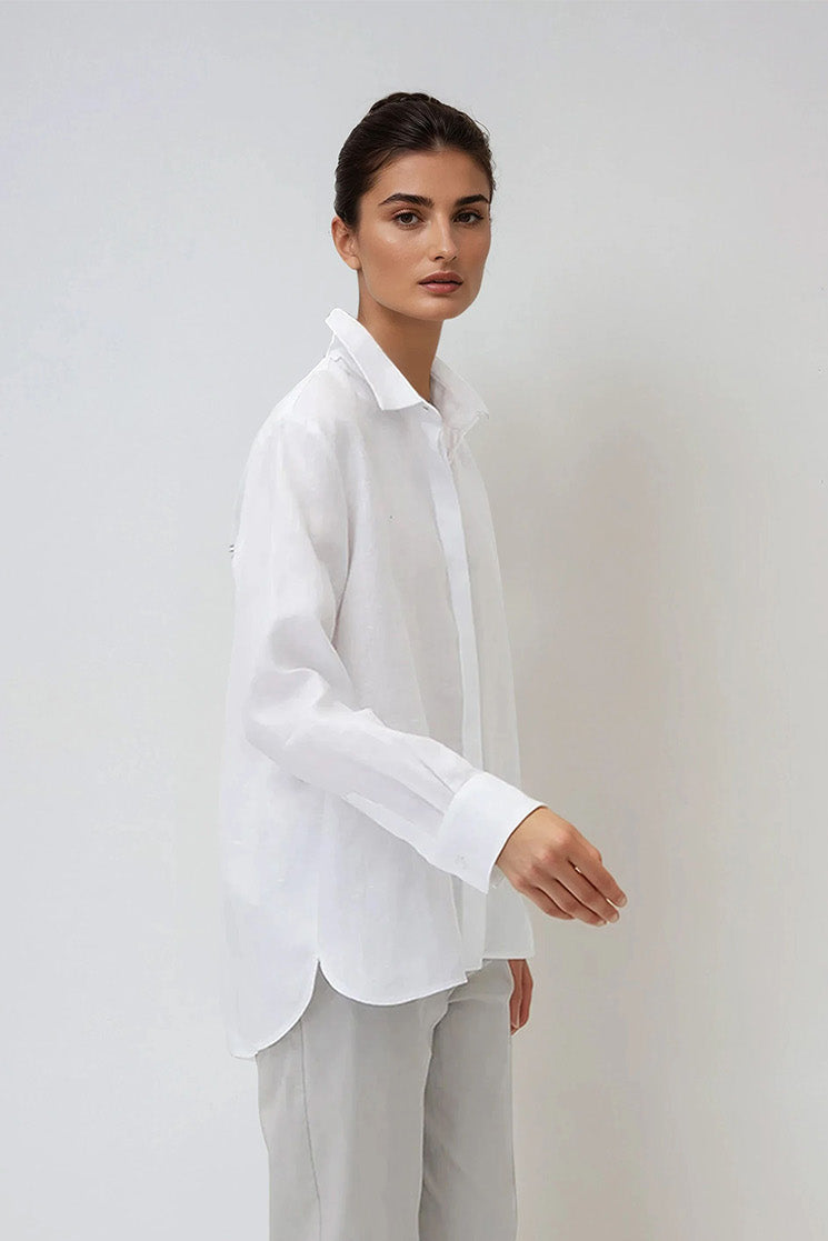 CHELSEA SHIRT IN ITALIAN LINEN