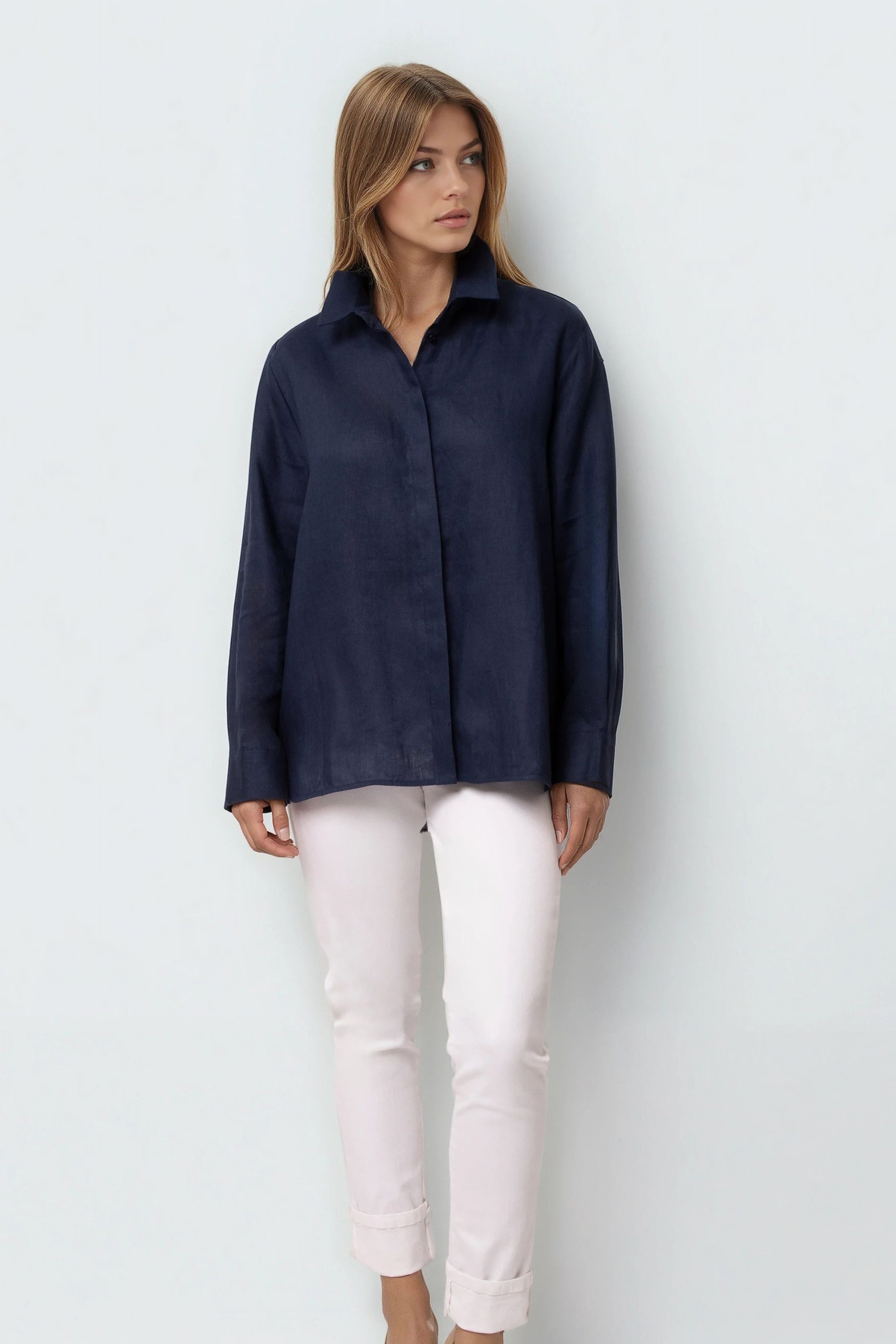 CHELSEA SHIRT IN ITALIAN LINEN