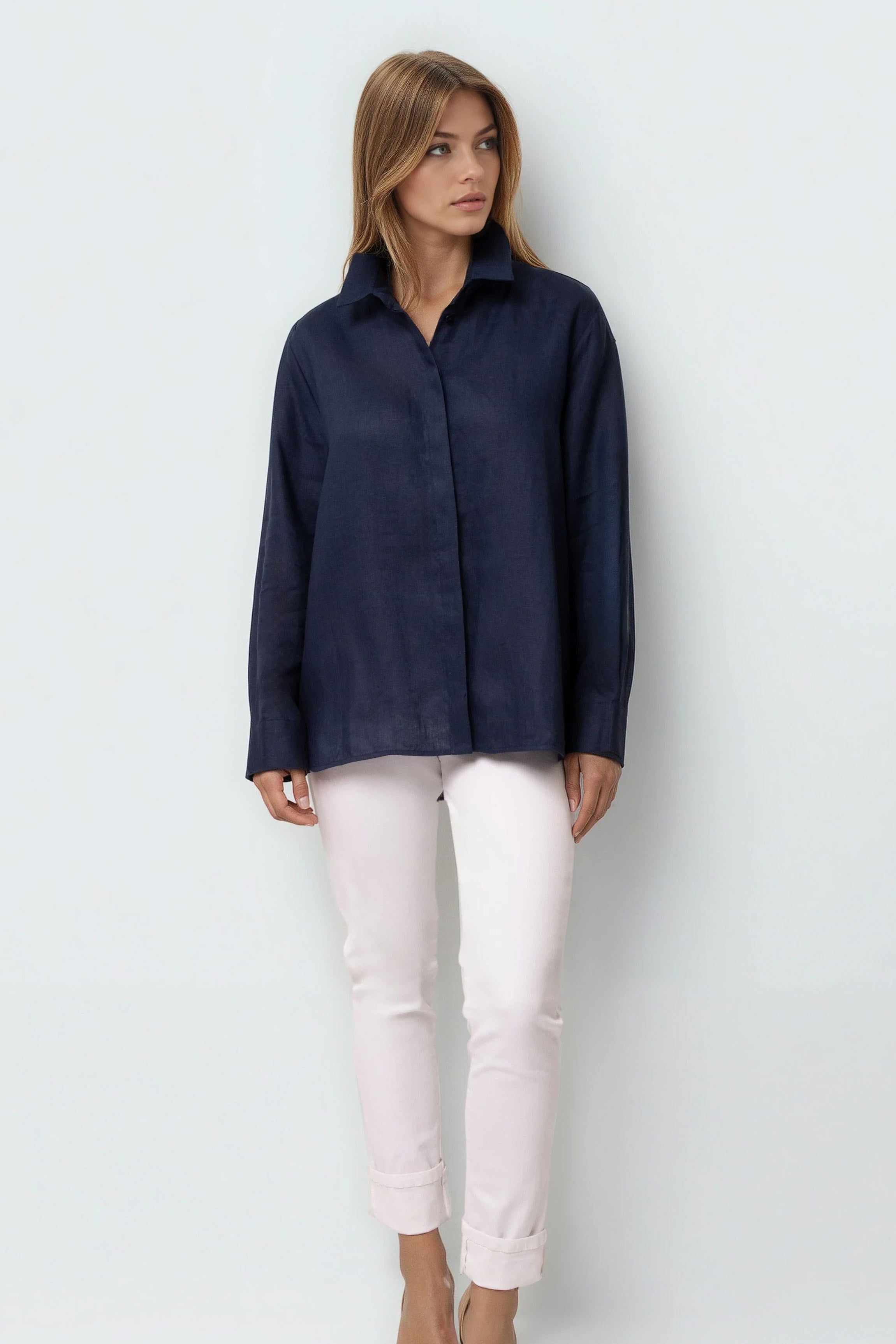 FIVE POCKET GARMENT DYE IN STRETCH DENIM