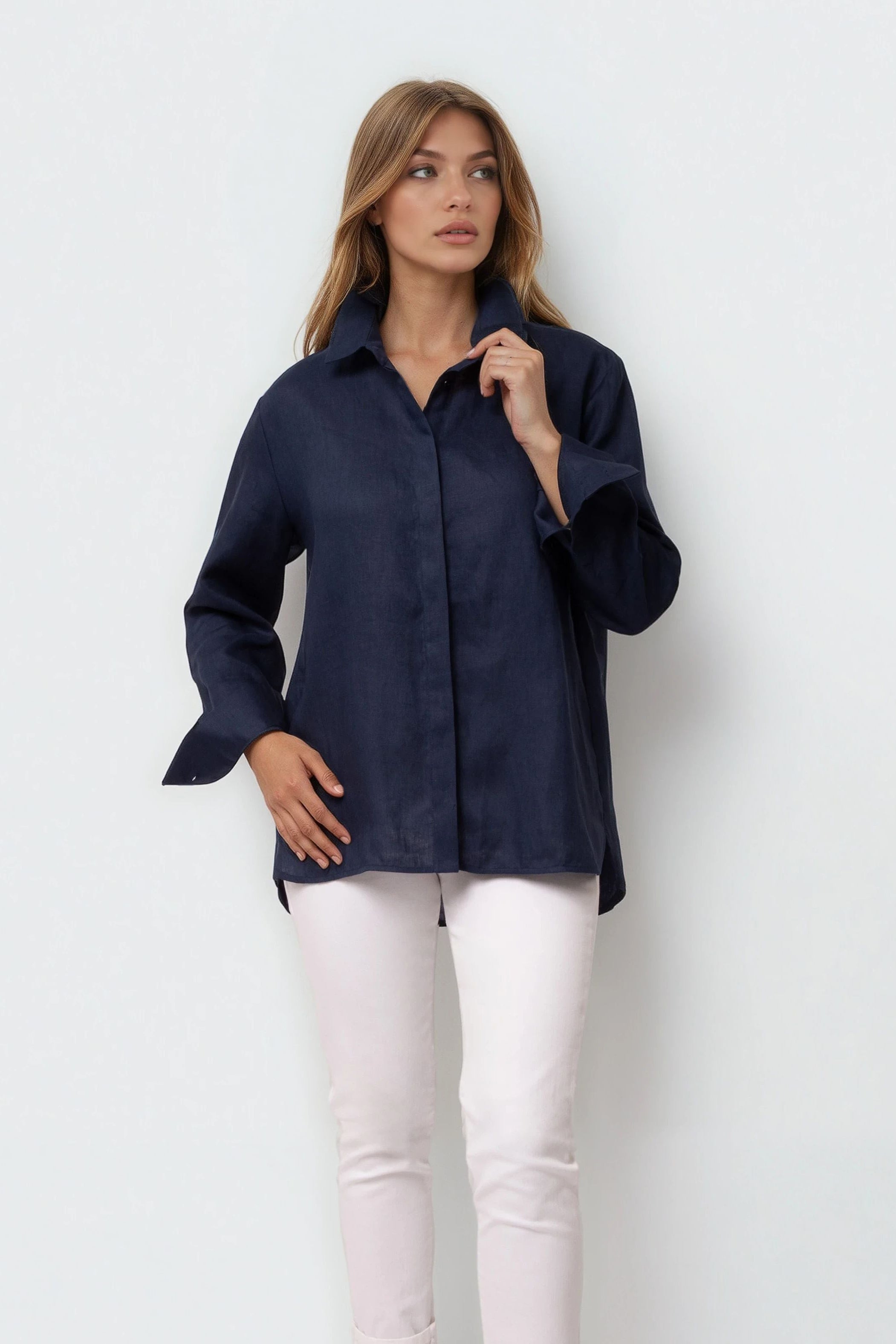 CHELSEA SHIRT IN ITALIAN LINEN