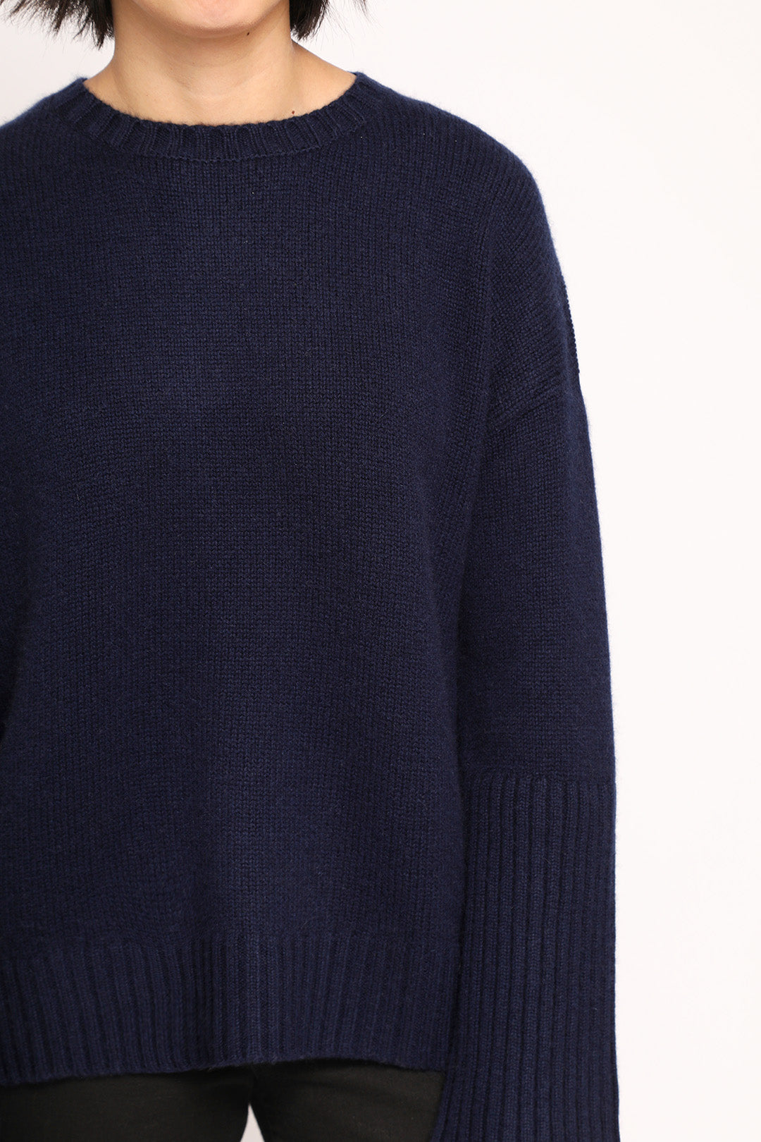 CORINNE CASHMERE CREWNECK SWEATER