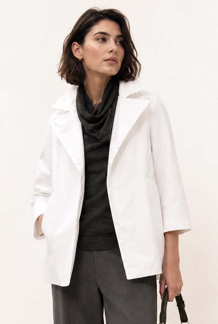 NICO LONG SLEEVE CREW & SCARF IN FINE MERINO