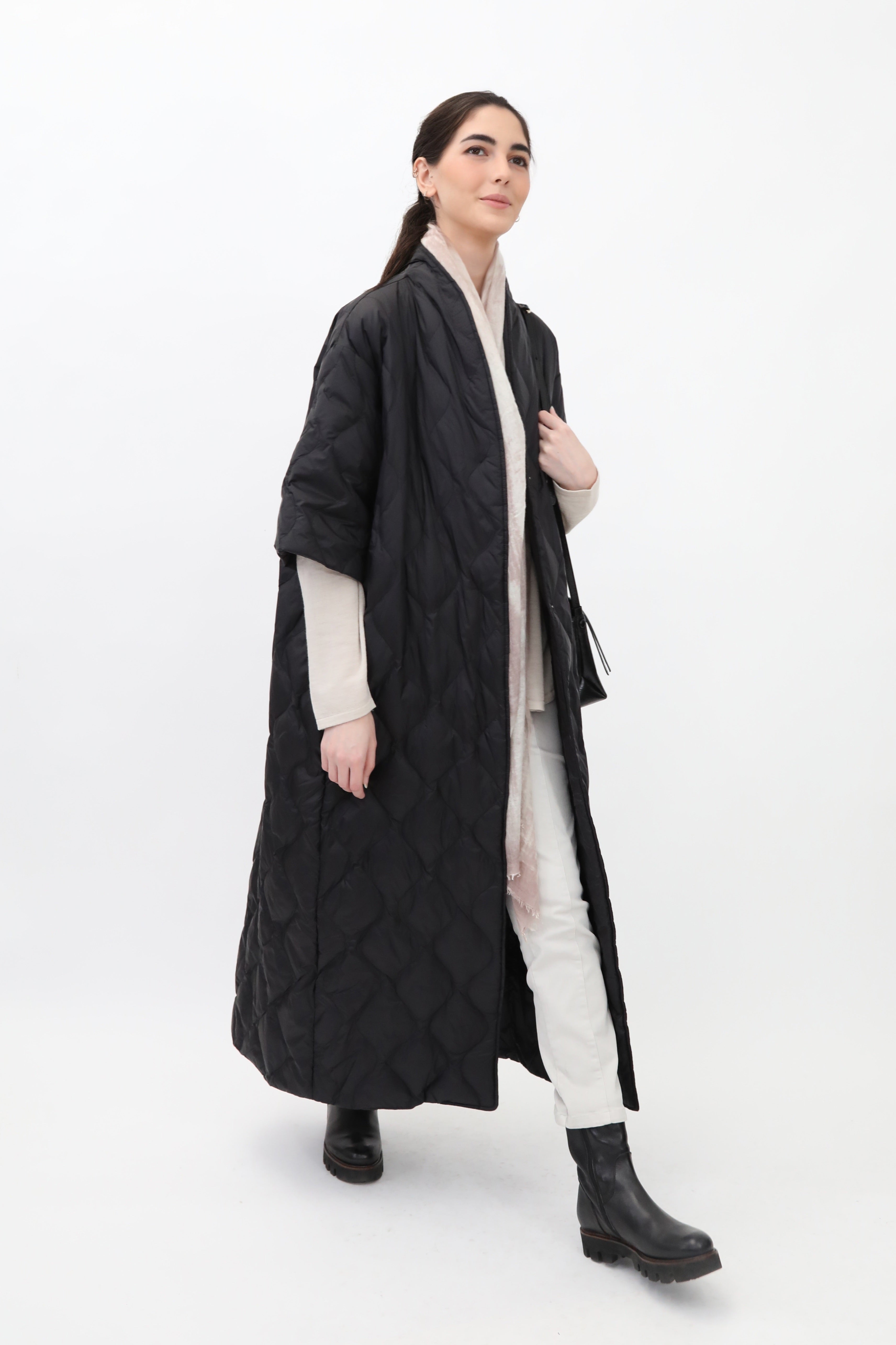 LONG HEIDI DREAMCOAT IN GOOSE DOWN