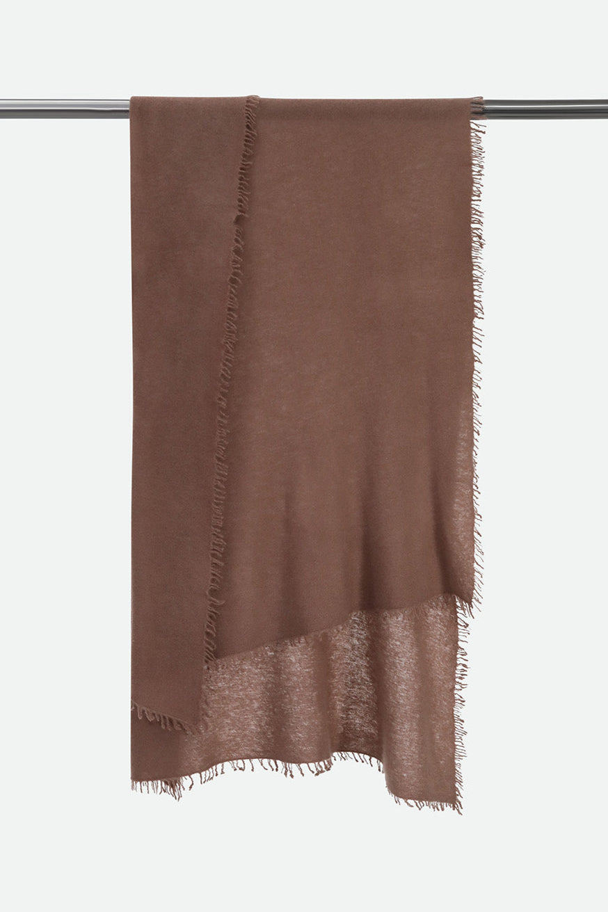 ÉLAN SCARF IN CASHMERE PECAN