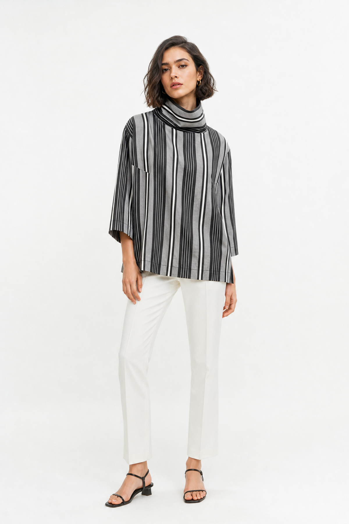 ELLA SHIRT IN YARN-DYED COTTON BLEND