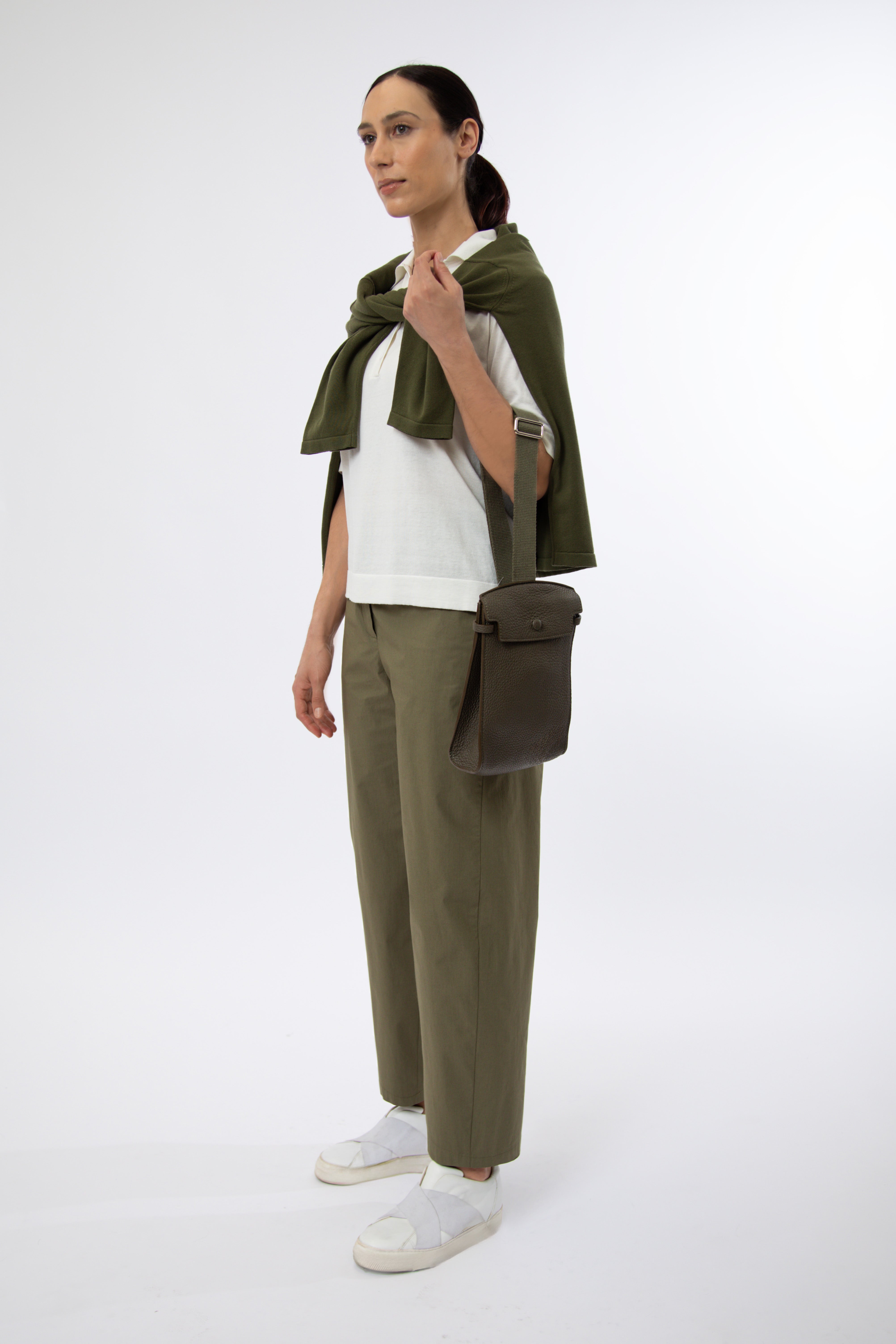 PETRA PANT IN ITALIAN FINE STRETCH COTTON