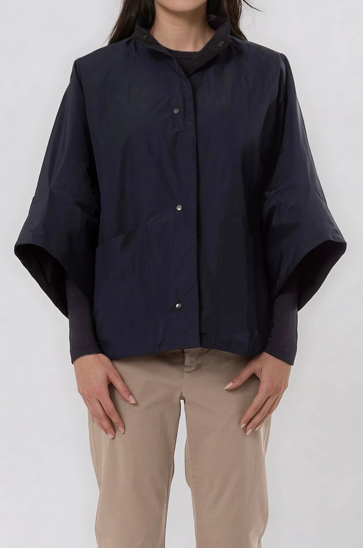 VALE JACKET IN REVERSIBLE TECHNO-SILK TAFFETA