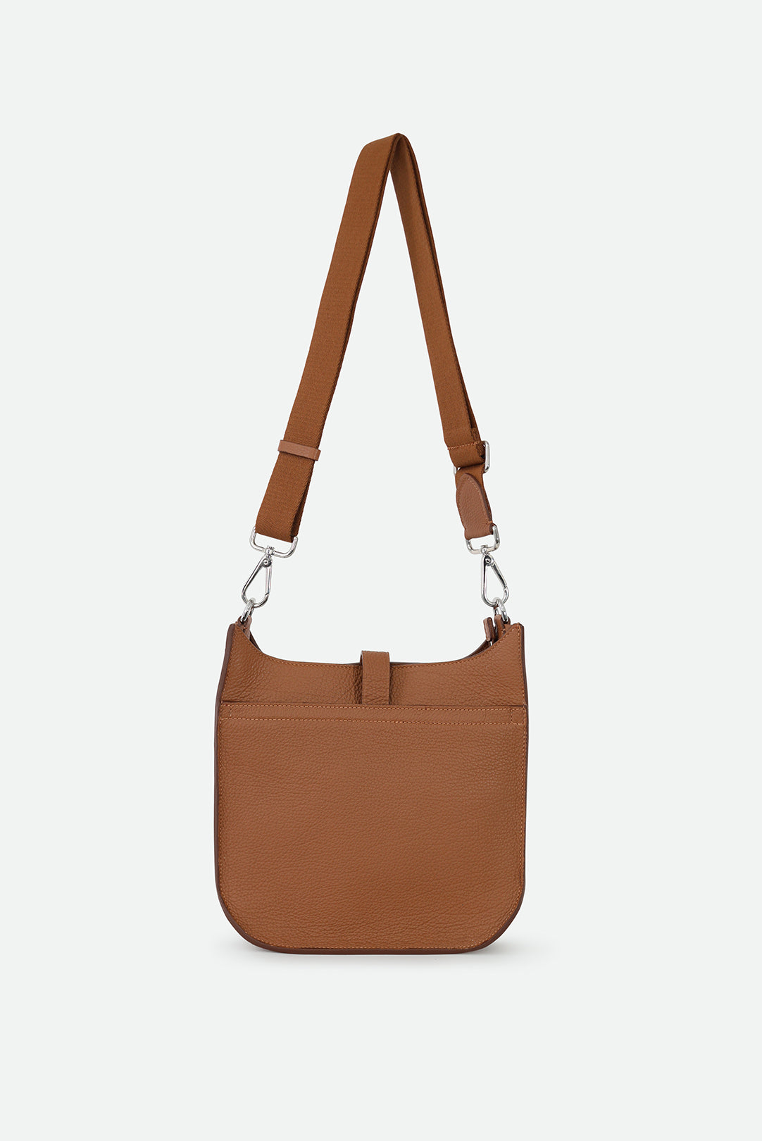 GIA ITALIAN LEATHER CROSSBODY BAG IN COGNAC