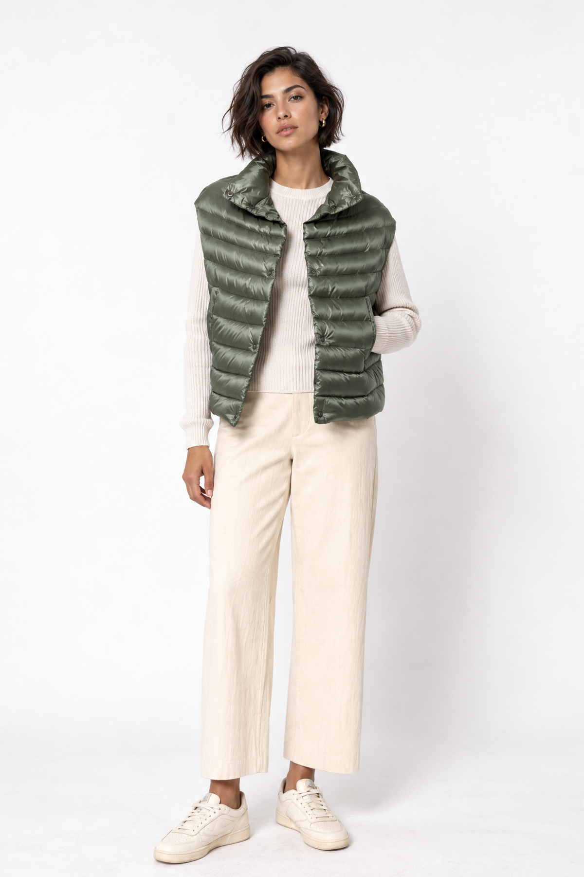 GINEVERA VEST IN GOOSE DOWN