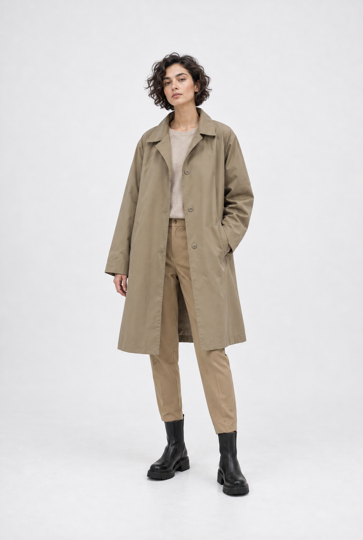 BLYTHE TRAVEL TRENCH RAIN COAT