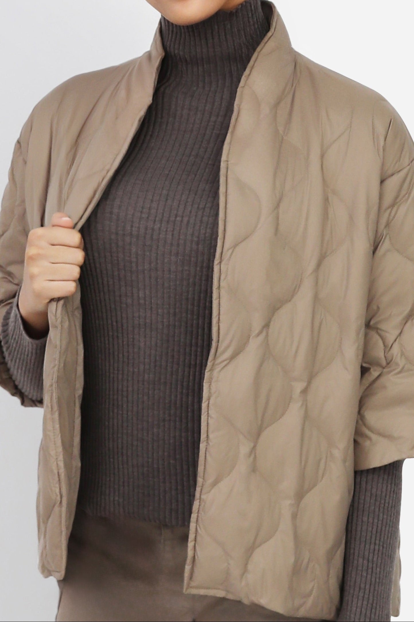 STRATO RIBBED TURTLENECK IN FINE MERINO