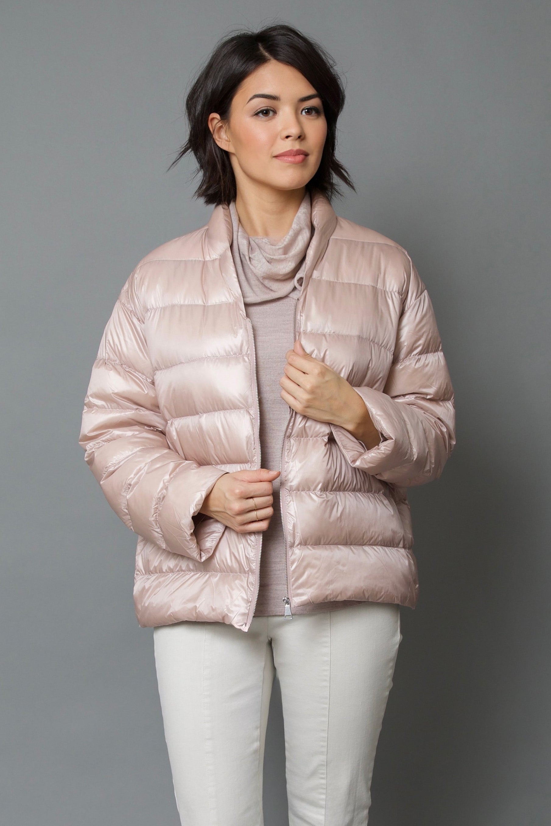 NICO LONG SLEEVE CREW & SCARF IN FINE MERINO