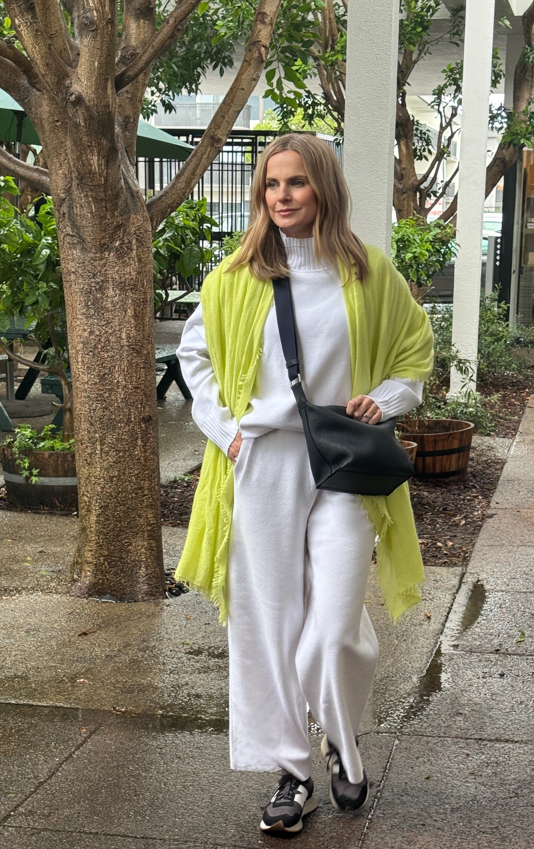 PIERO WIDE LEG PANT 100% ITALIAN COTTON