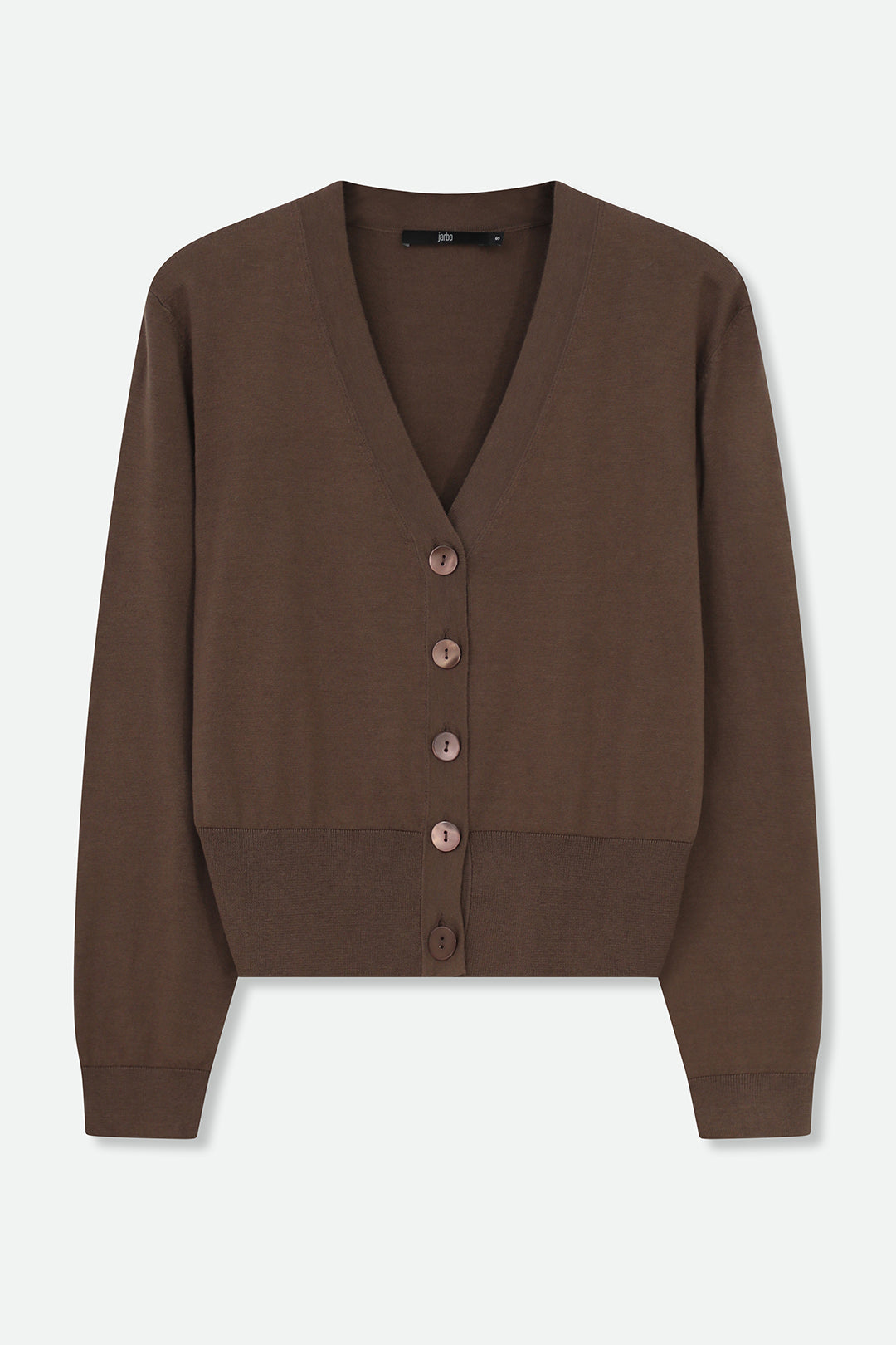 CALLI BUTTON CARDI FINE GAUGE ITALIAN SILK COTTON