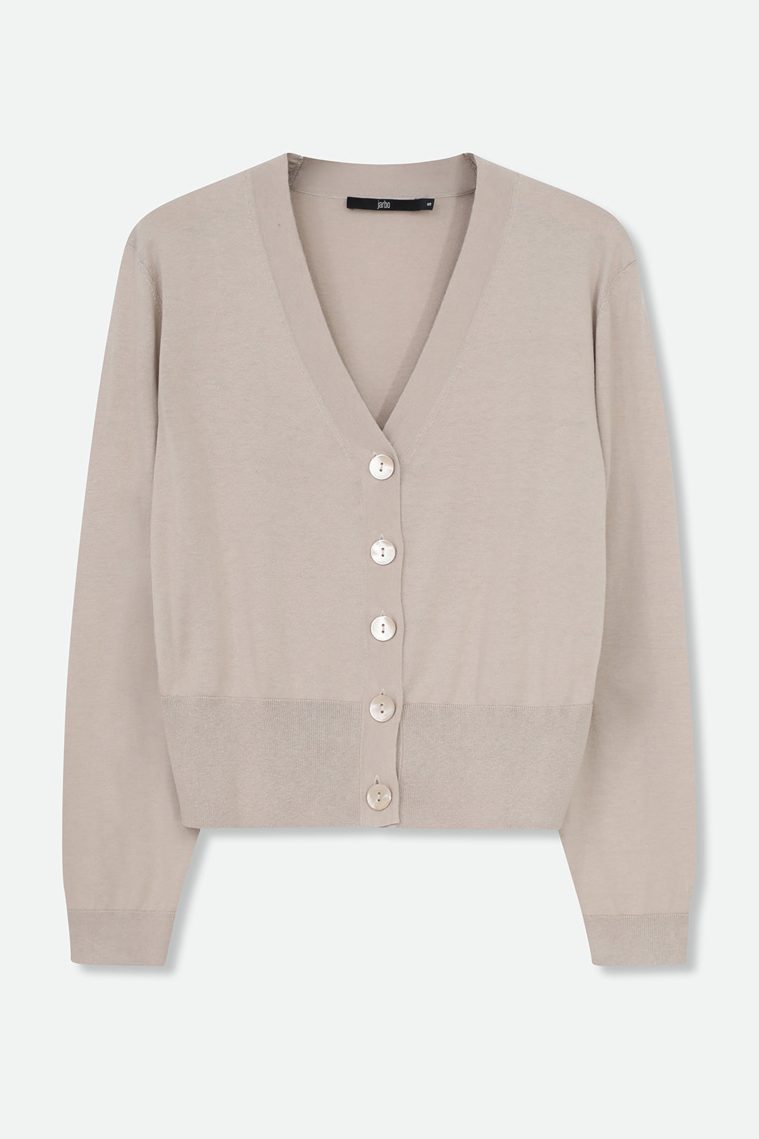 CALLI BUTTON CARDI FINE GAUGE ITALIAN SILK COTTON