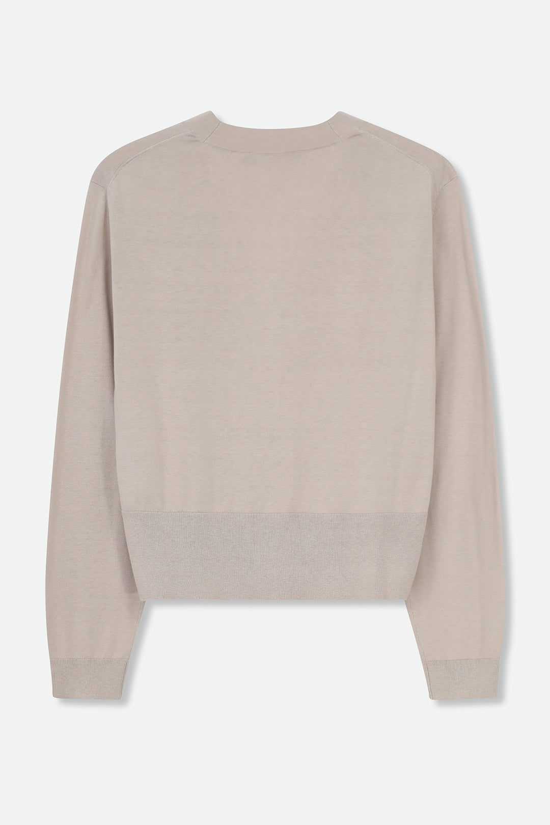 CALLI BUTTON CARDI FINE GAUGE ITALIAN SILK COTTON