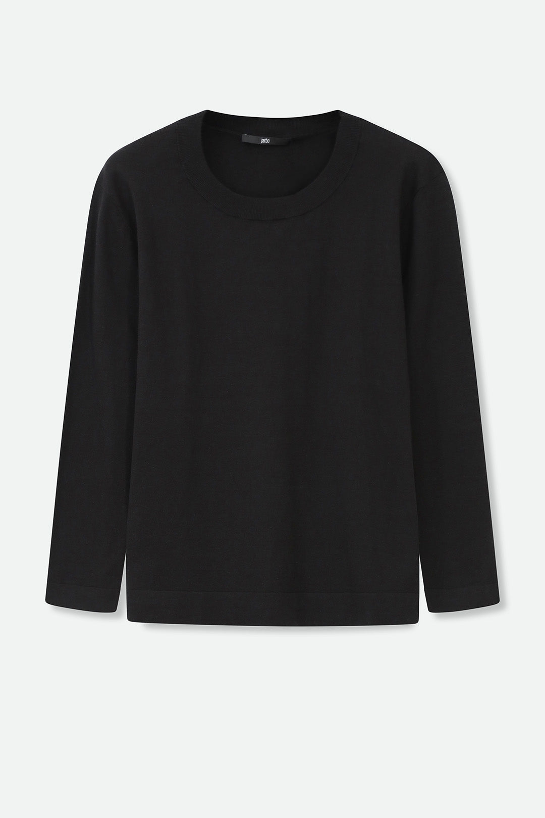 NICO LONG SLEEVE CREW IN FINE GAUGE ITALIAN SILK COTTON