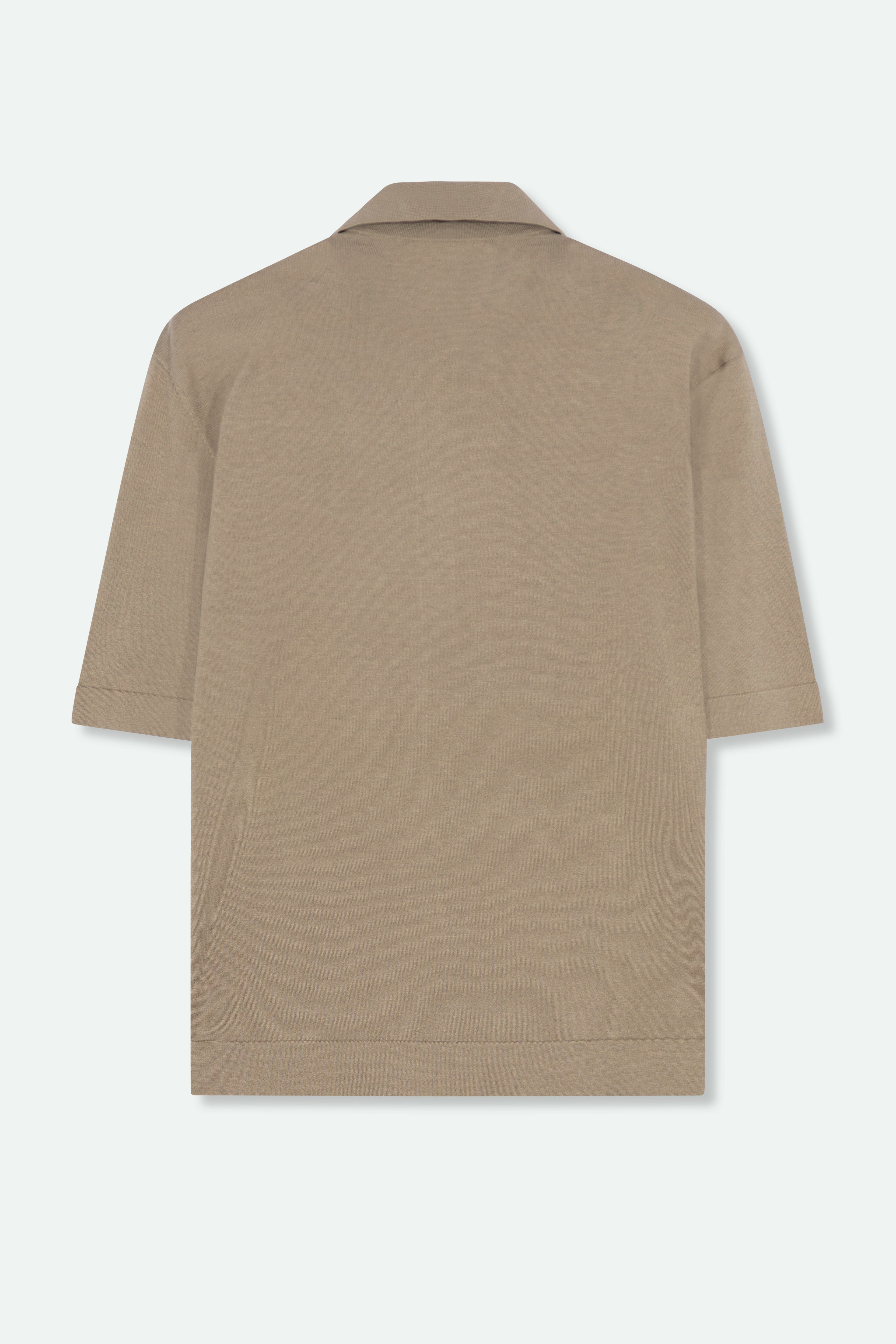 ELLIS POLO SHIRT IN FINE GAUGE ITALIAN SILK COTTON