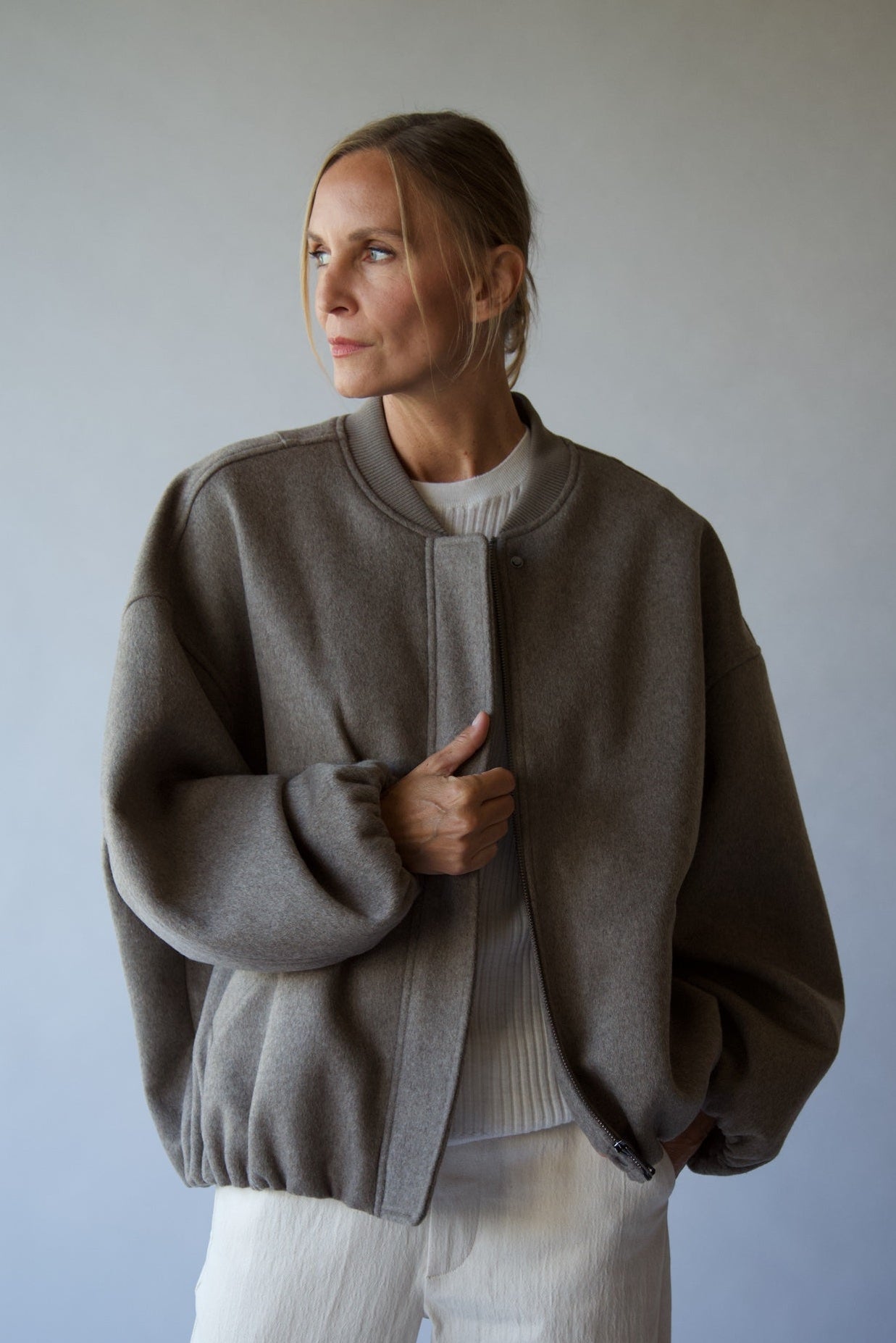 OWEN BASEBALL JACKET IN WOOL