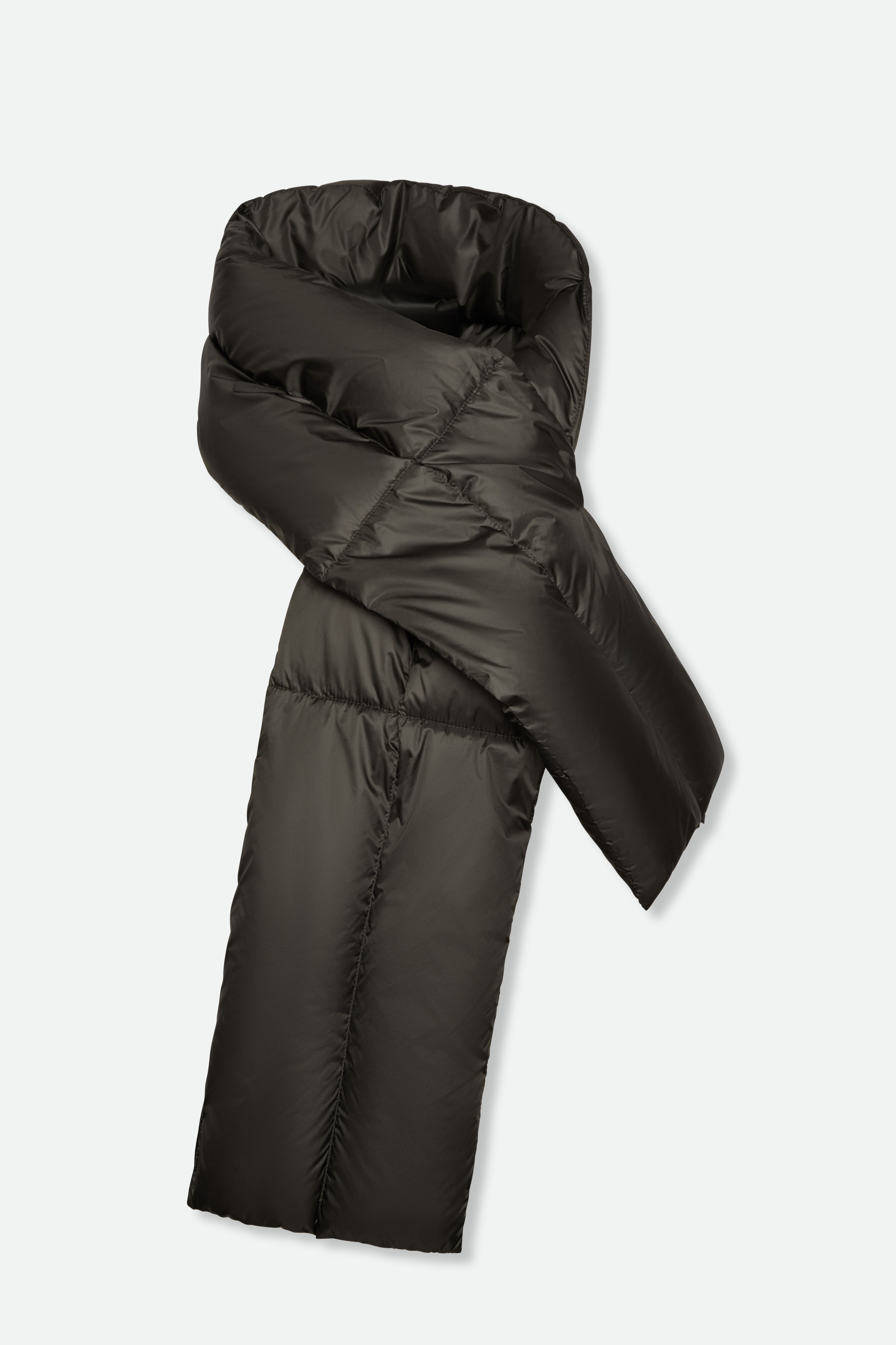 GOOSE DOWN QUILTED SCARF