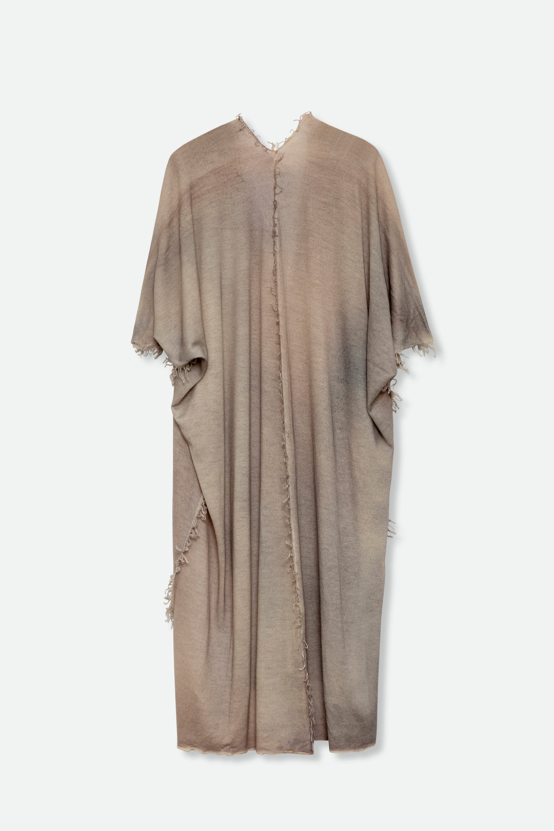 PATNA CARDIGAN IN HAND-DYED CASHMERE SAND DUNE