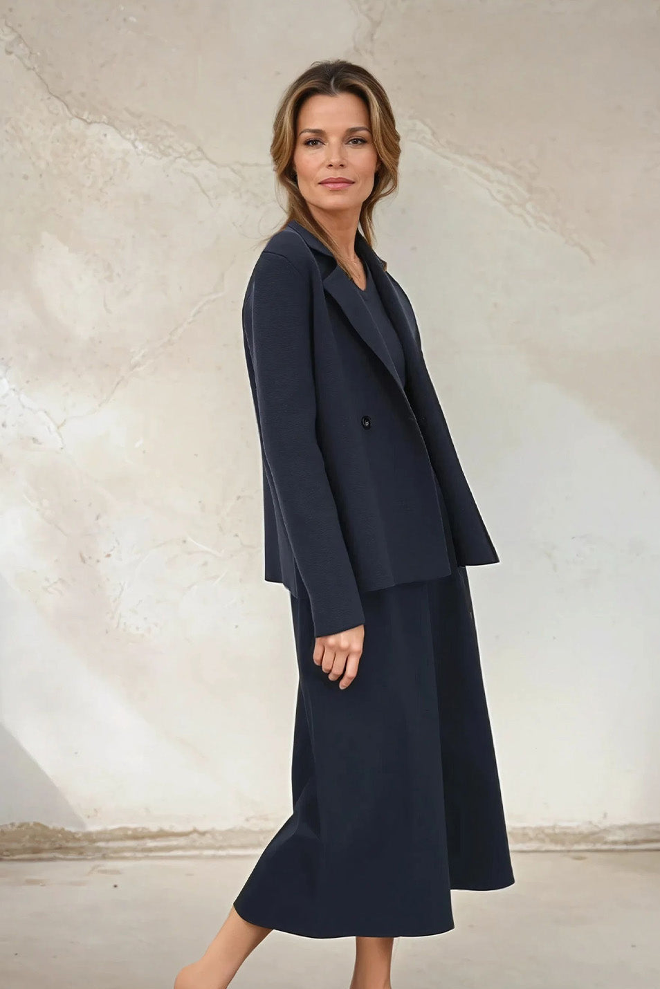 LEONE SKIRT IN GARMENT DYED ITALIAN COTTON