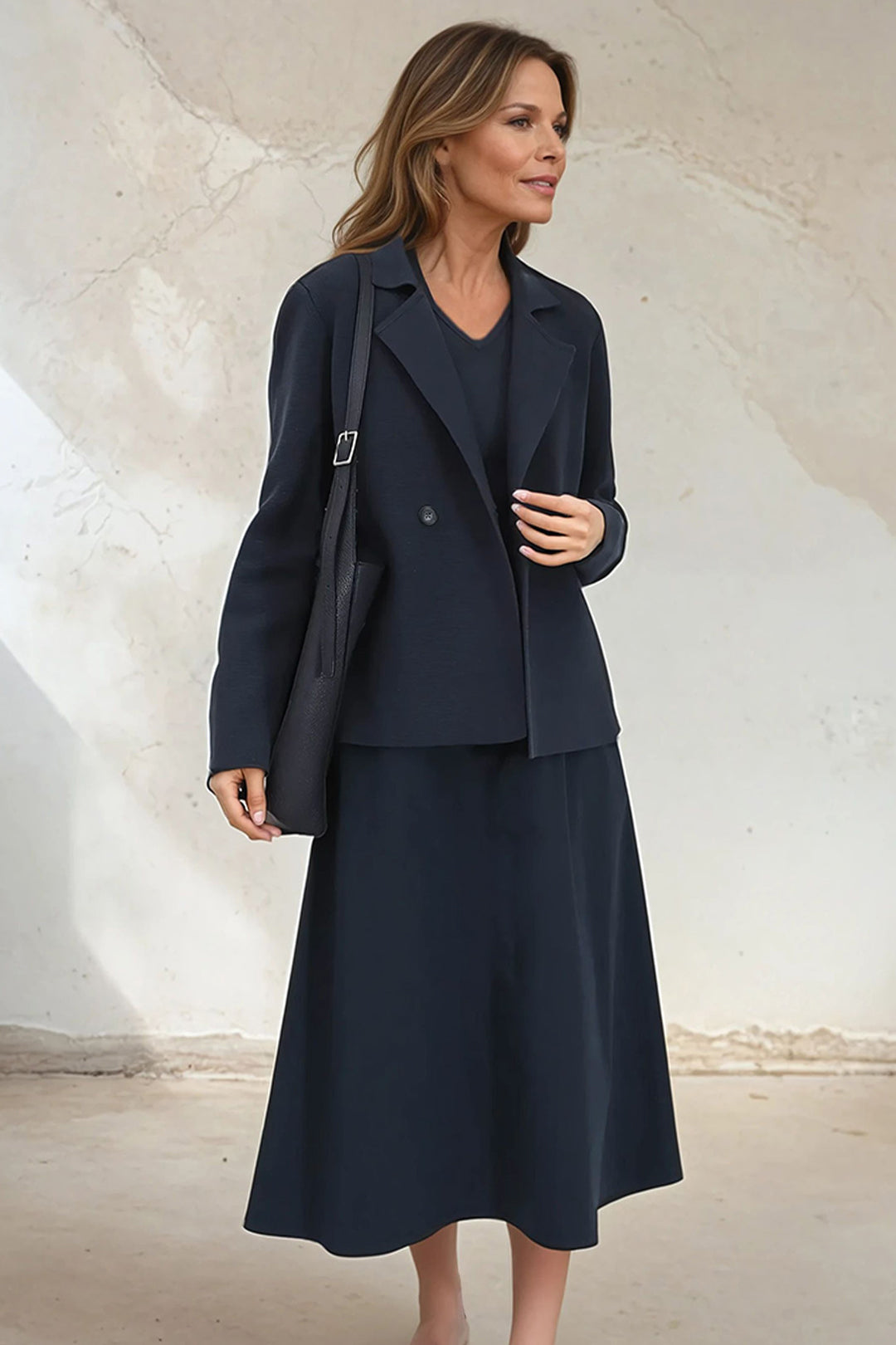 BRISIO DOUBLE BREASTED BLAZER IN ITALIAN COTTON