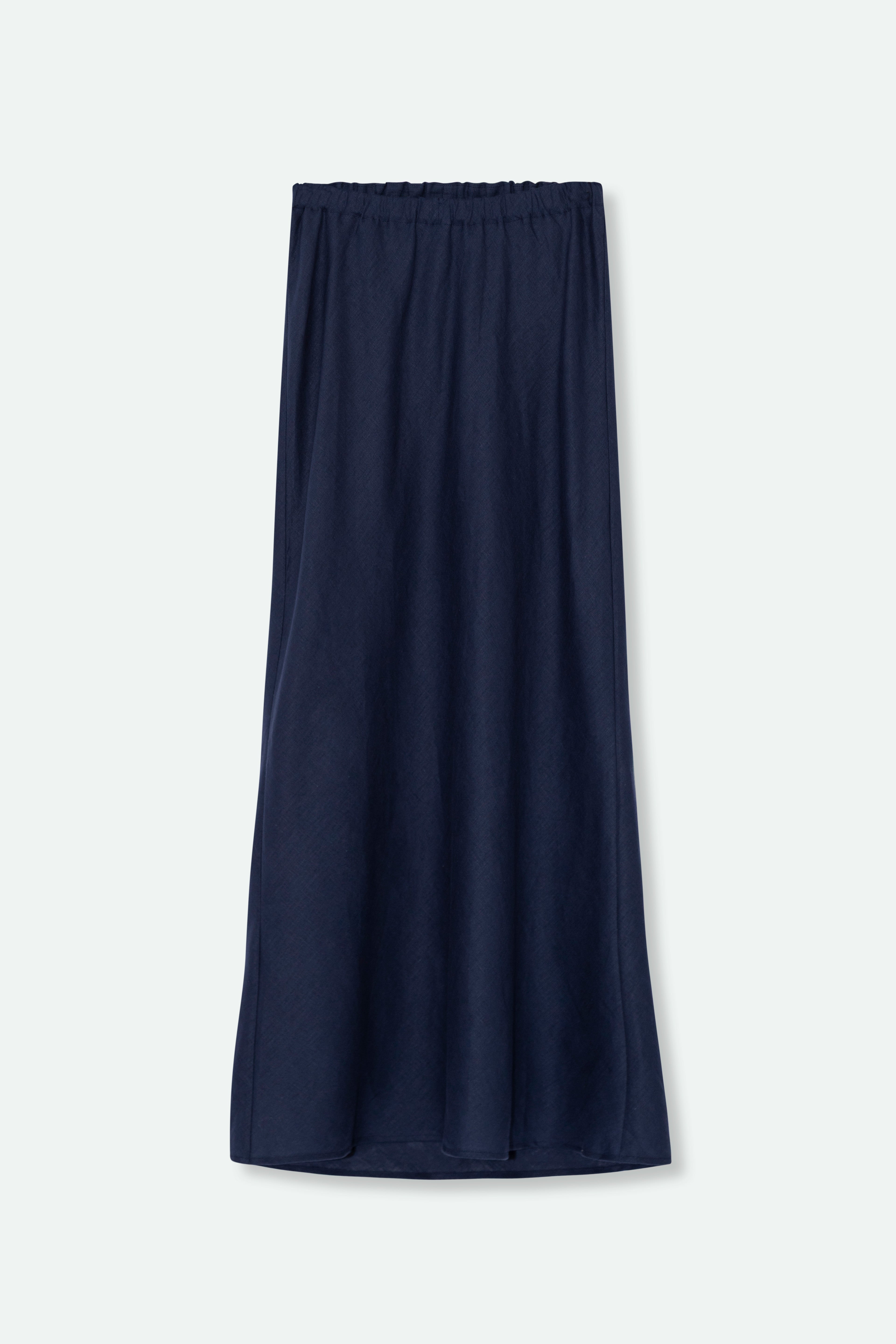 LEONORA BIAS SKIRT IN ITALIAN LINEN