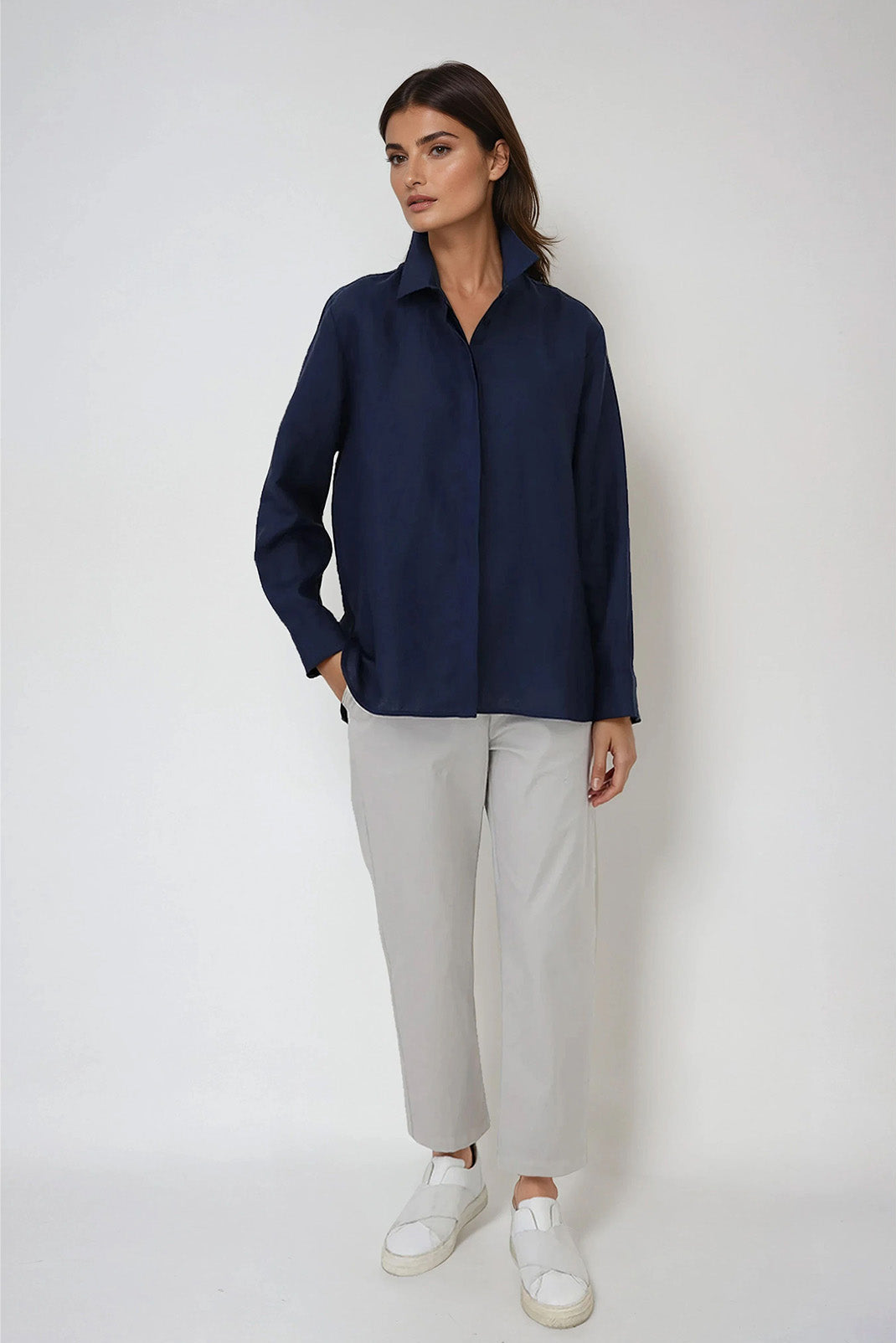 CHELSEA SHIRT IN ITALIAN LINEN