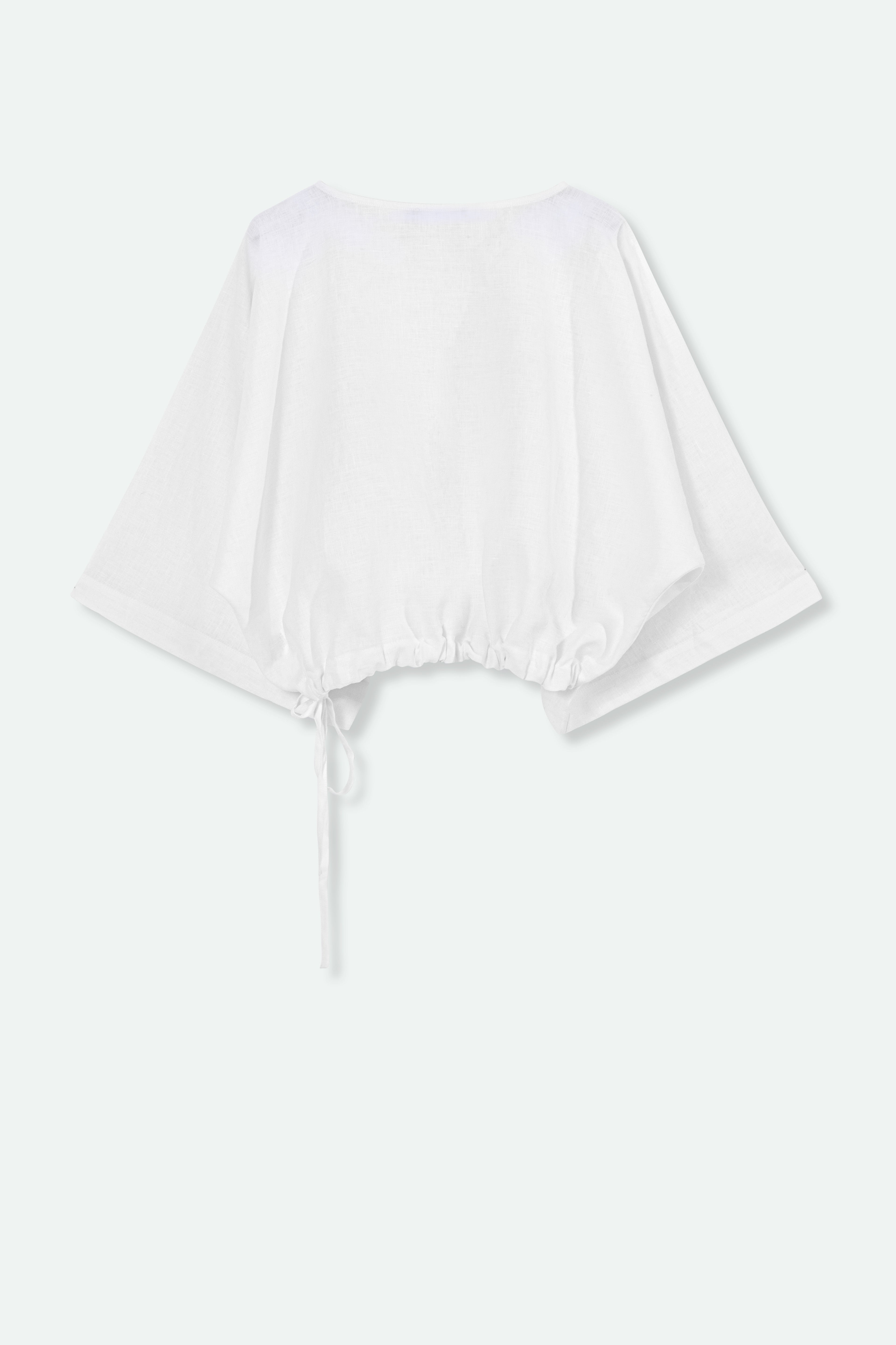 TILLIE TOP IN ITALIAN LINEN